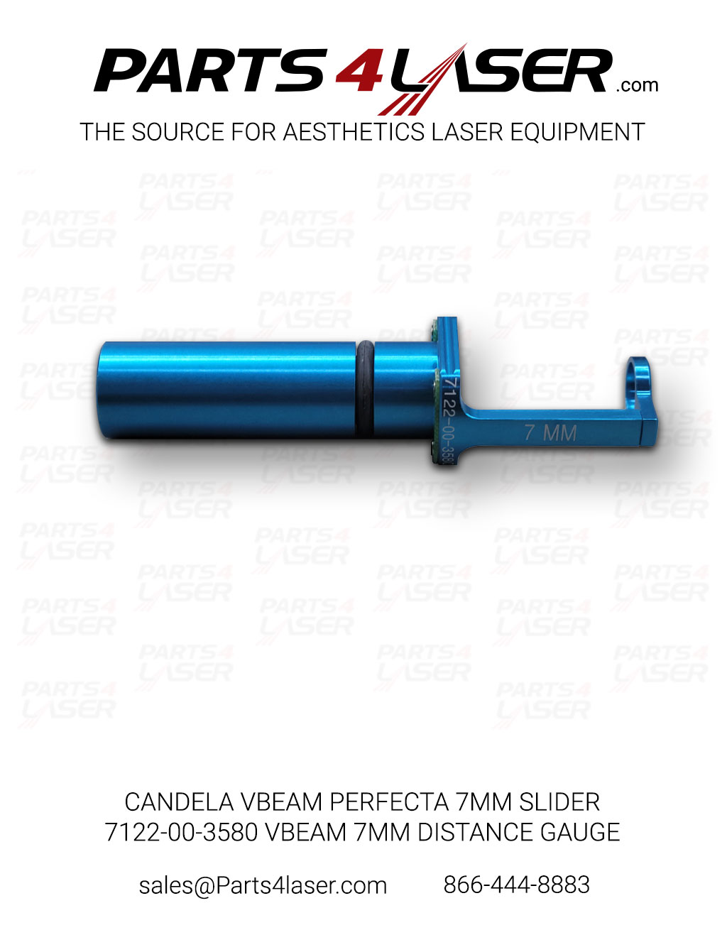 CANDELA VBEAM PERFECTA 7MM SLIDER 7122-00-3580 VBEAM 7mm DISTANCE GAUGE,CAOP3244 B36 - Image 2