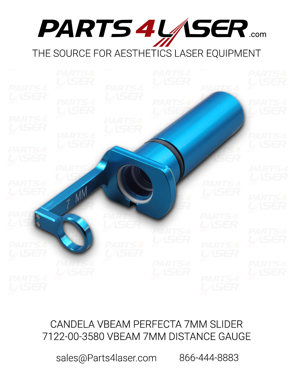 CANDELA VBEAM PERFECTA 7MM SLIDER 7122-00-3580 VBEAM 7mm DISTANCE GAUGE,CAOP3244 B36