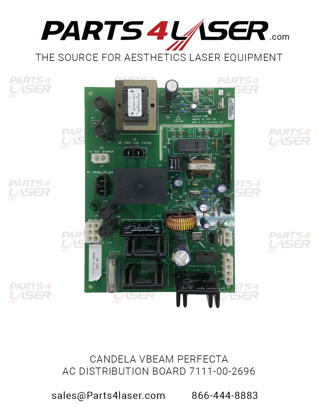 CANDELA VBEAM PERFECTA AC DISTRIBUTION BOARD 7111-00-2696 , 7111-07-2696 CAPC2790 F94