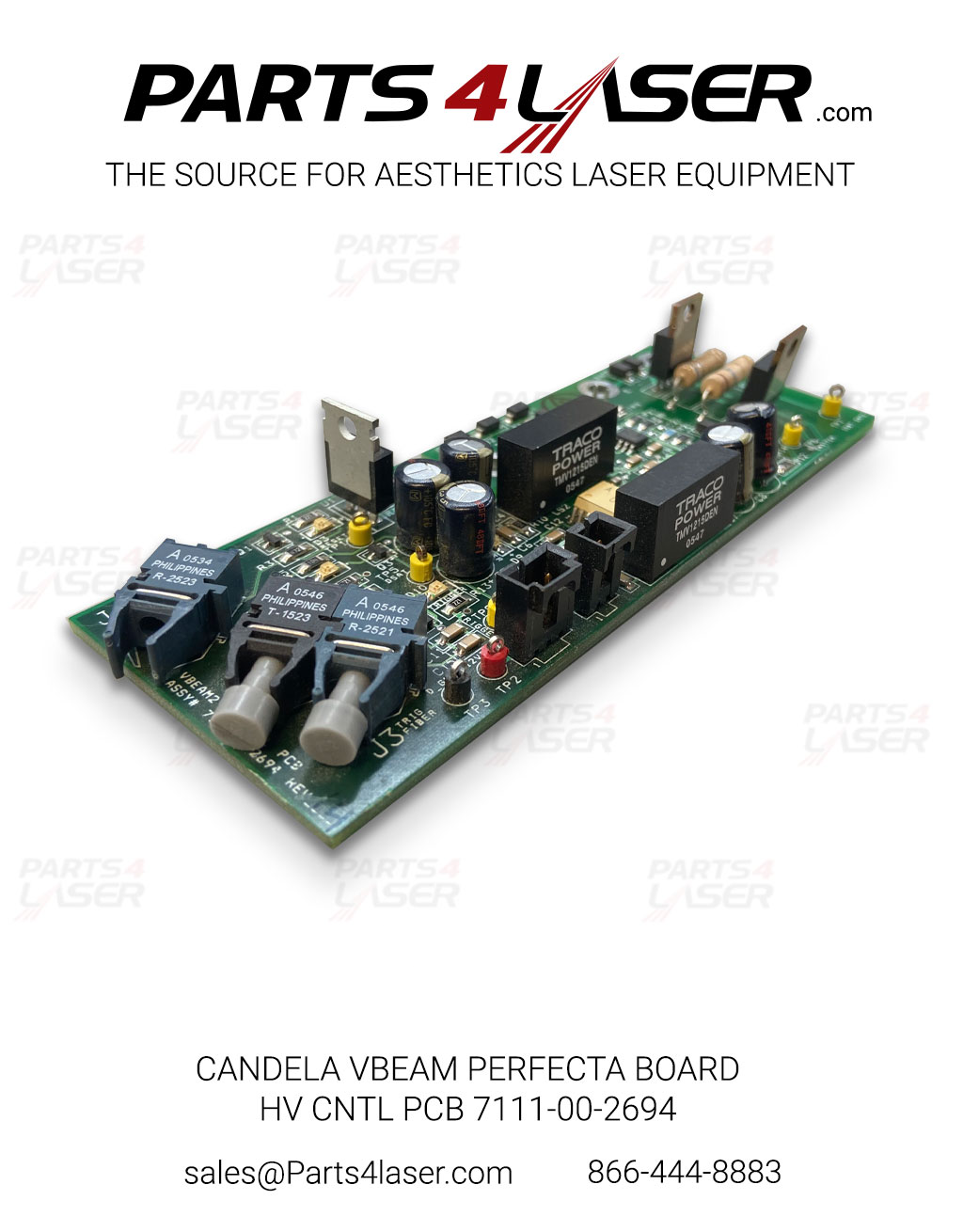 CANDELA VBEAM PERFECTA BOARD HV CNTL PCB 7111-00-2694 CAPC2847 - Image 3
