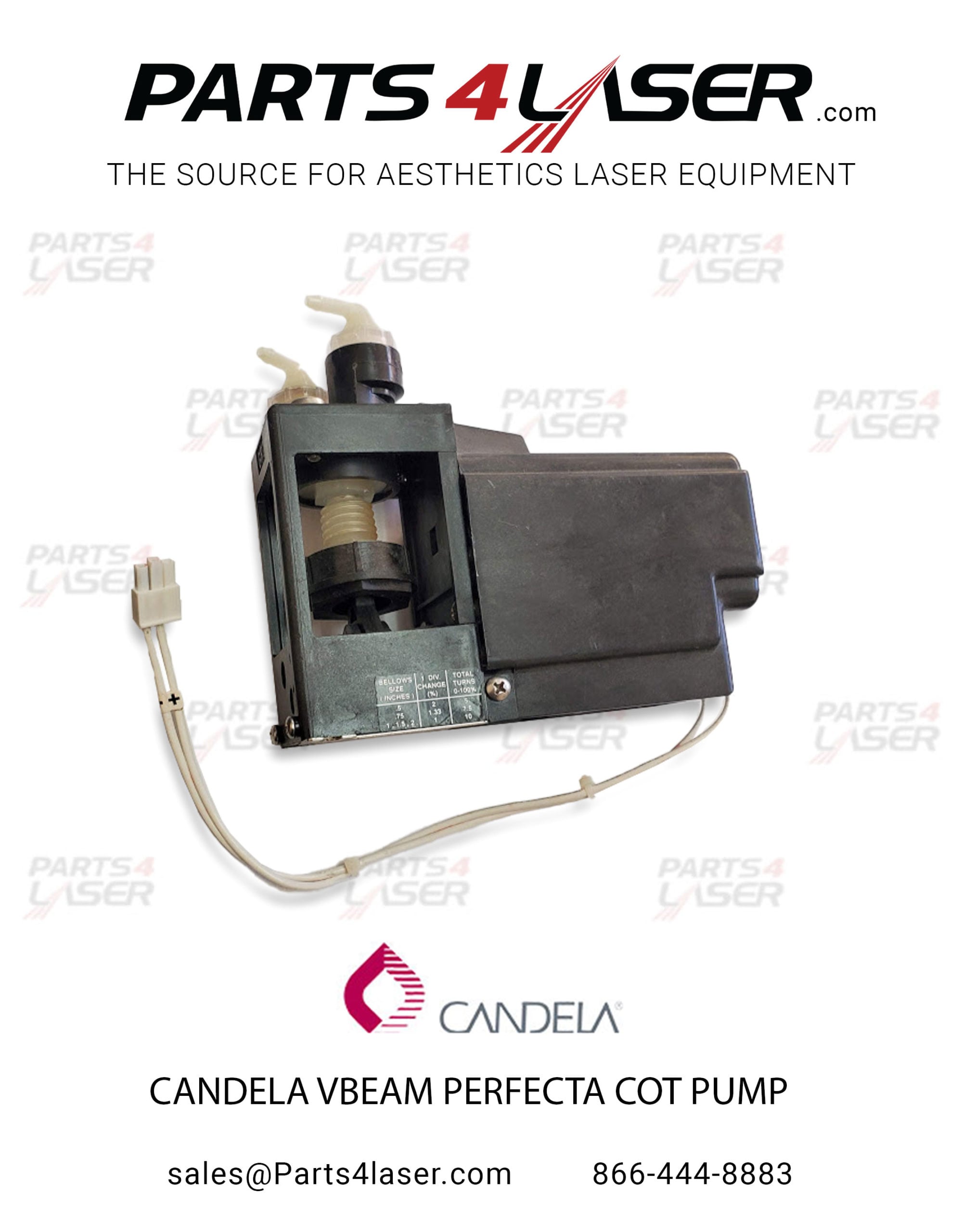 CANDELA VBEAM PERFECTA COT PUMP CAPU2968