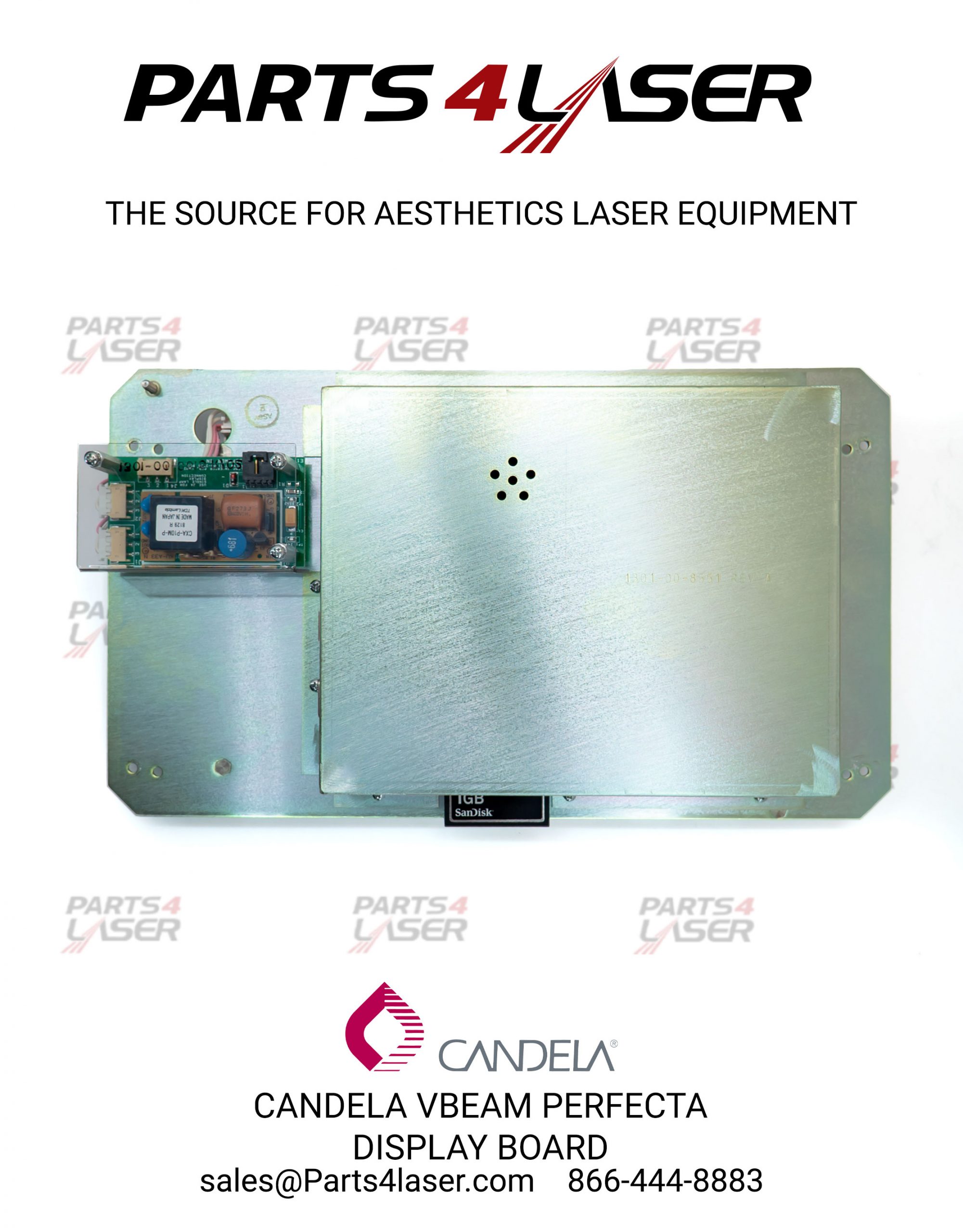 CANDELA VBEAM PERFECTA DISPLAY BOARD WITH TOUCH SCREEN CAPC1237 - Image 3