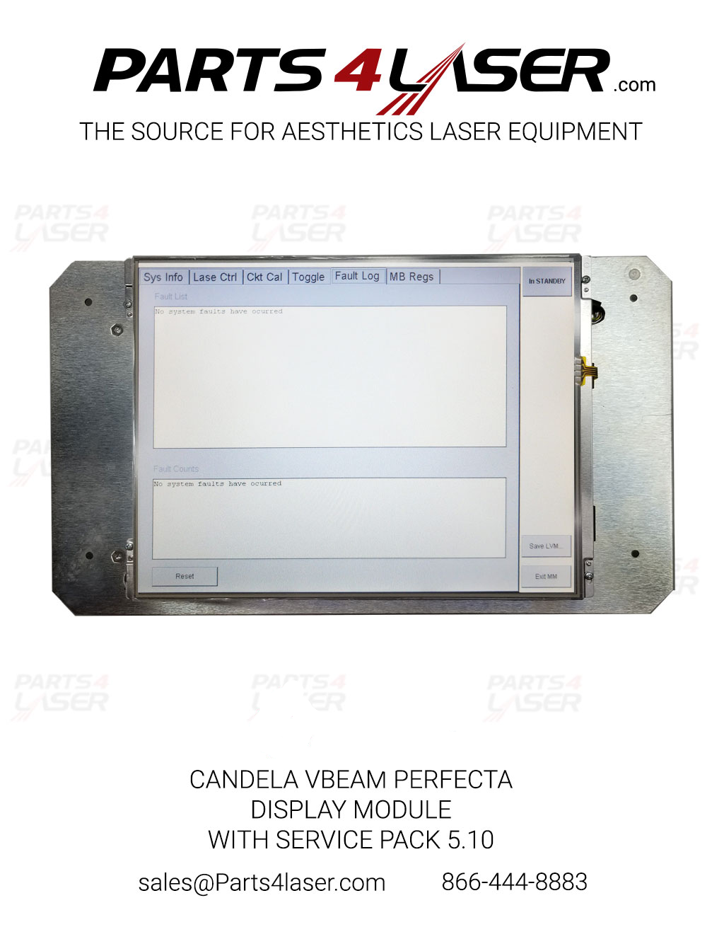 CANDELA VBEAM PERFECTA DISPLAY MODULE WITH SERVICE PACK 5.10 CAPC3266 - Image 3