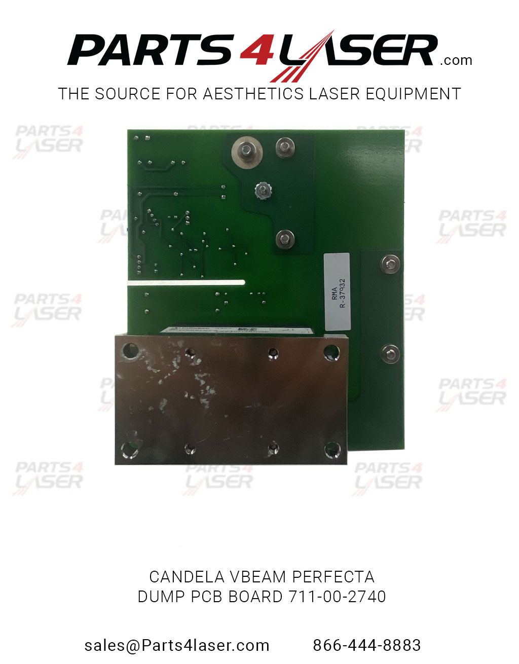 CANDELA VBEAM PERFECTA DUMP PCB BOARD 7111-00-2740 , CAPC2846 - Image 2