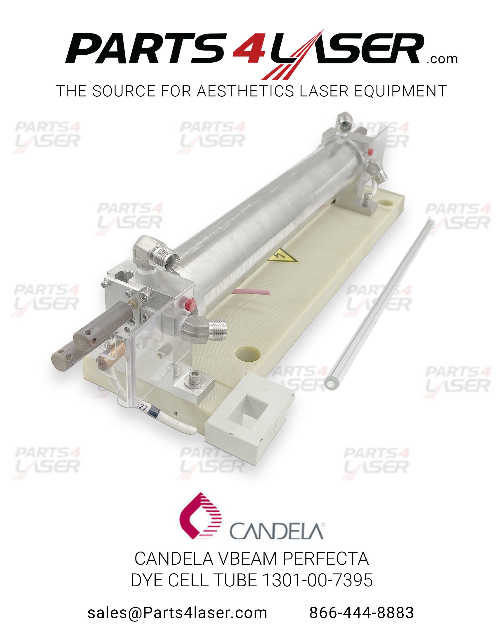 CANDELA VBEAM PERFECTA DYE CELL TUBE 1301-00-7395, CACN1496 - Image 3