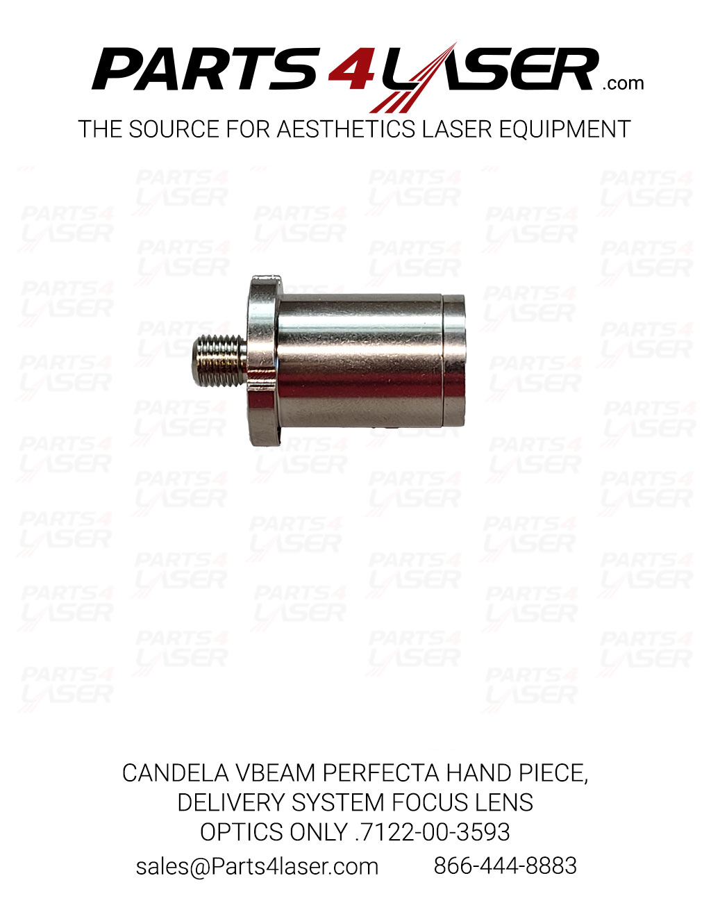 VBEAM PERFECTA HANDPIECE FOCUS LENS ASSEMBLEY DELIVERY SYSTEM FOCUS LENS ASSEMBLY 7122-00-3593 CAOP3406, B28
