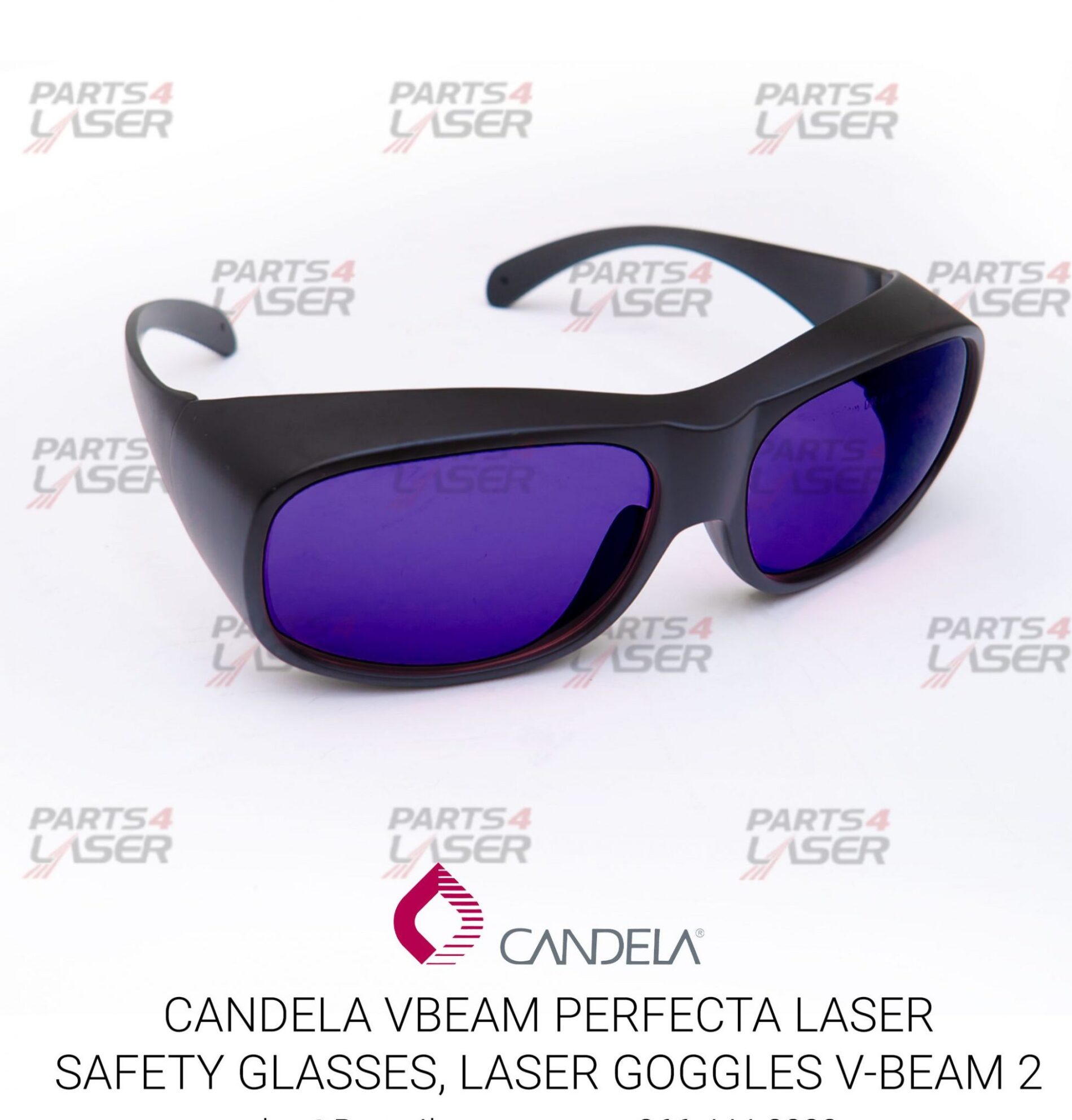 CANDELA VBEAM PERFECTA LASER SAFETY GLASSES, LASER GOGGLES V-BEAM 2 590NM CAGO3125