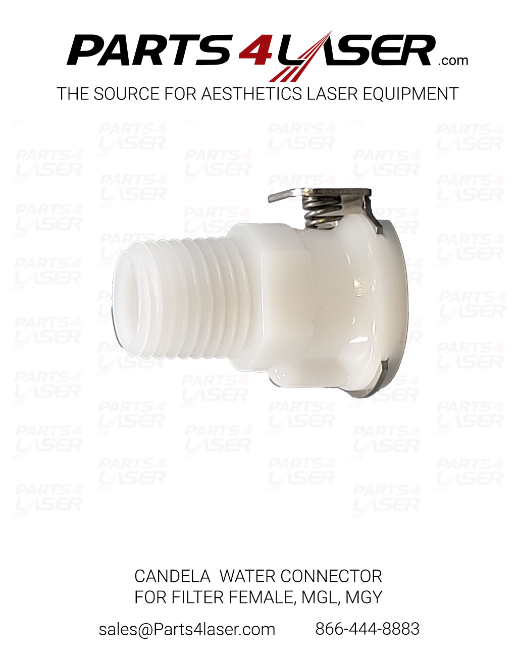 WATER CONNECTOR FOR CANDELA® FILTER - FEMALE, MGL, MGY CAWC1187, E92