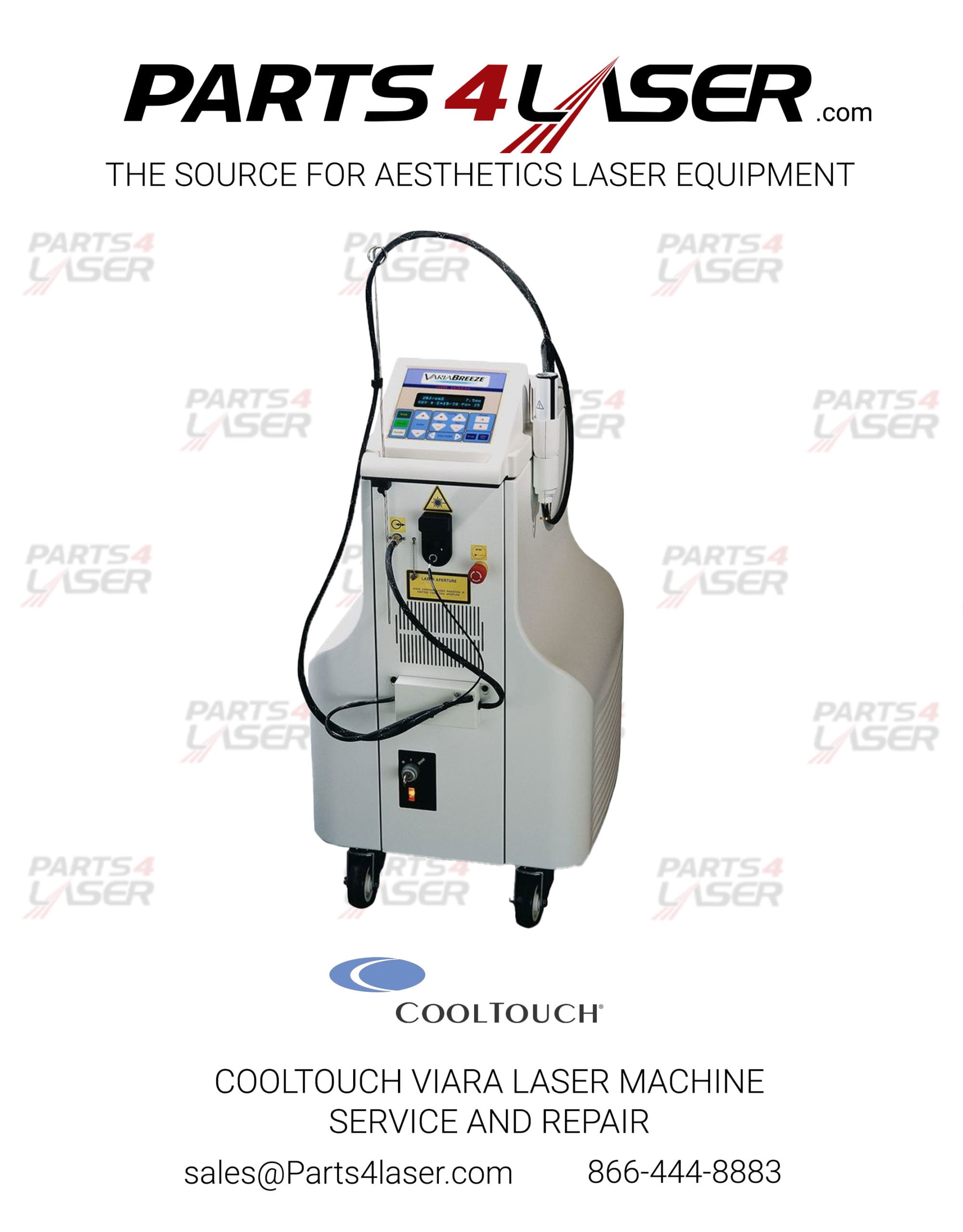NEW STAR LASERS / COOLTOUCH BREEZE LASER MACHINE PARTS