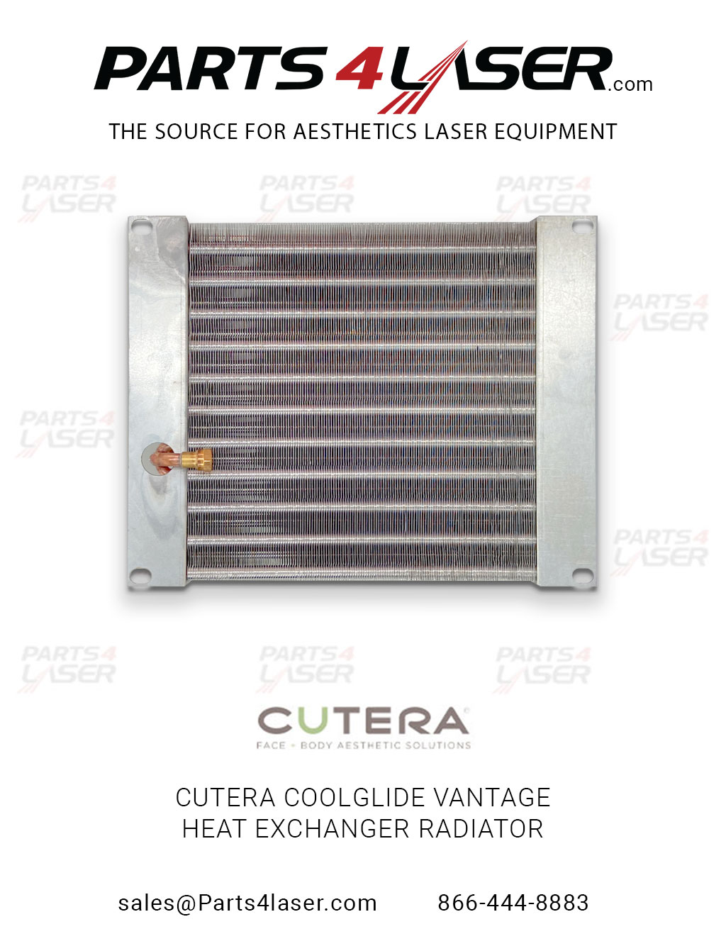 CUTERA COOLGLIDE VANTAGE HEAT EXCHANGER, RADIATOR CUCN2657 - Image 2