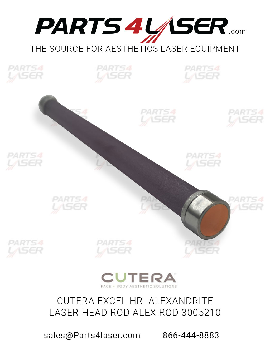 CUTERA EXCEL HR ALEXANDRITE LASER HEAD ROD ALEX ROD 3005210 CUOP2794