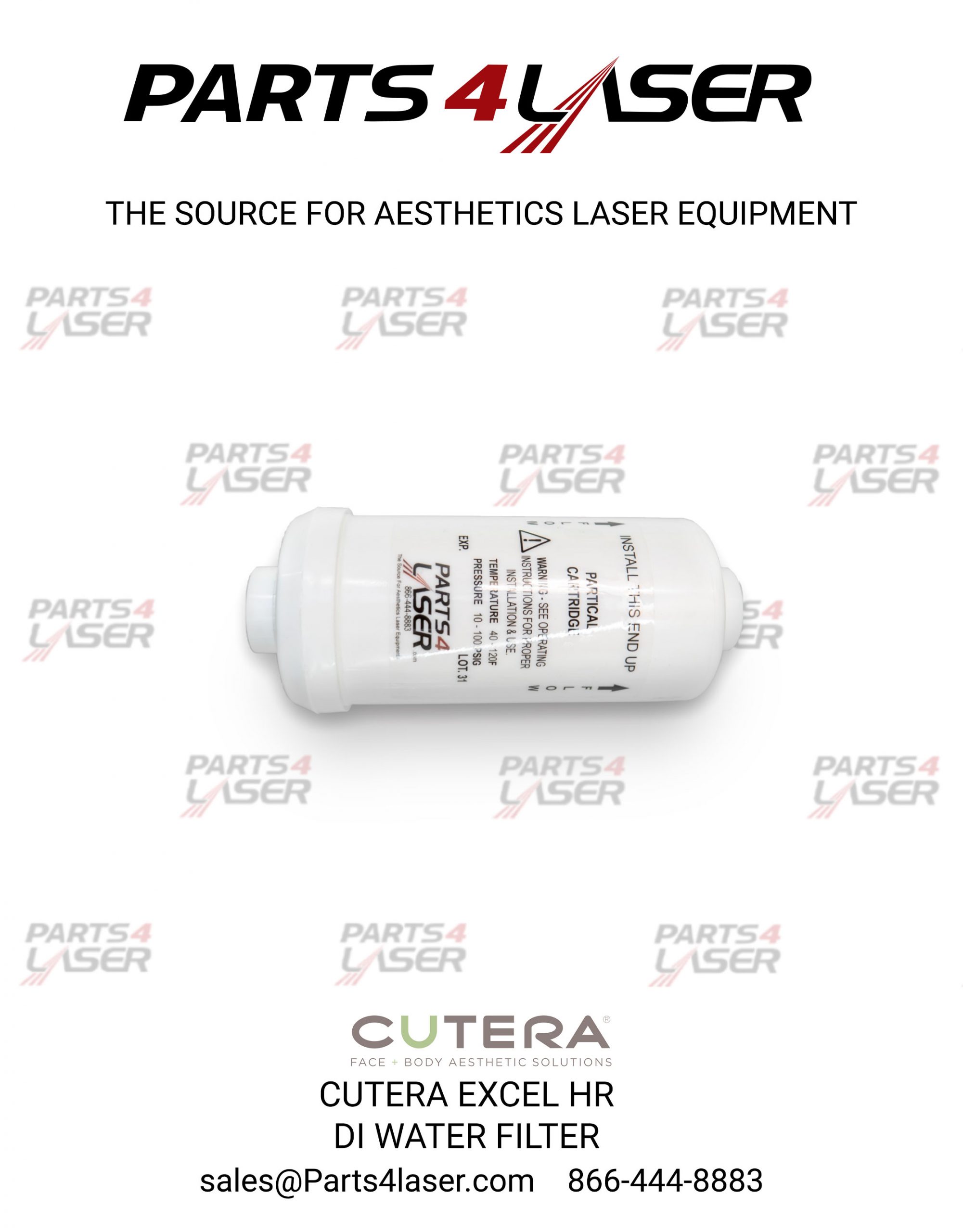 CUTERA EXCEL HR DI WATER FILTER, CUTERA EXCEL HR FILTER CUFI1608, B39 - Image 2