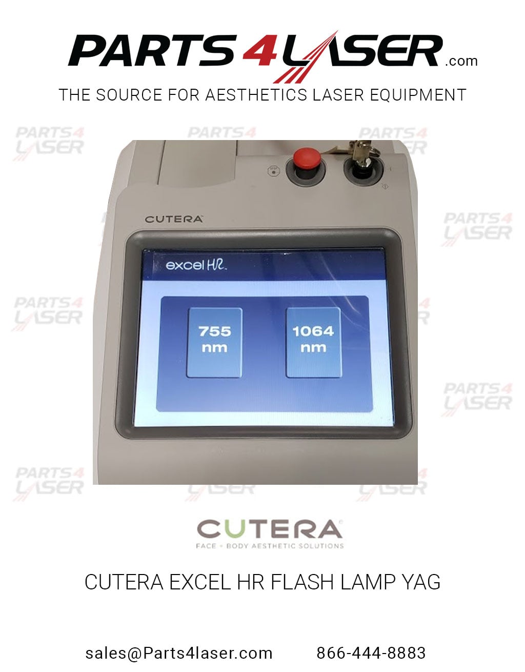 CUTERA EXCEL HR FLASH LAMP YAG 7001236 , CUFL2416 - Image 2