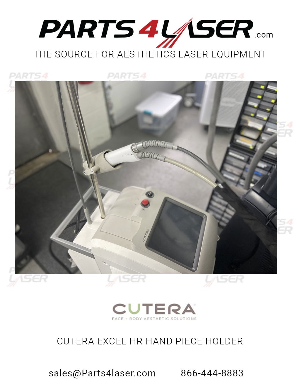 CUTERA EXCEL HR HAND PIECE HOLDER CRADLE HOLSTER 3005823 3005826 , CUOP2832 F8 - Image 5