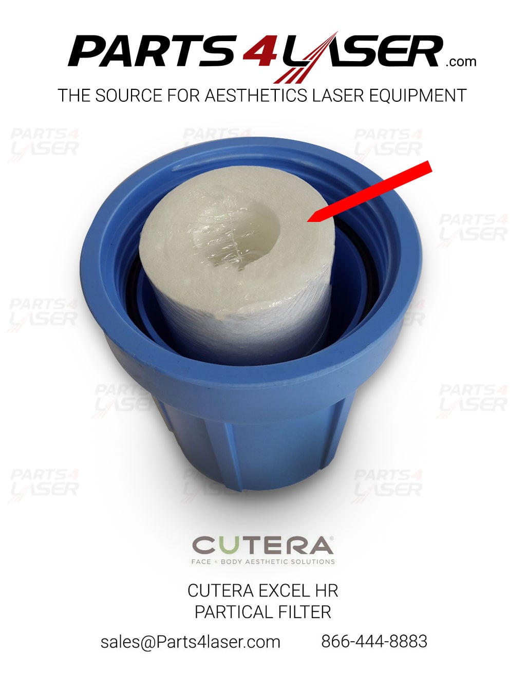 CUTERA EXCEL HR REPLACEABLE PARTICLE FILTER SUBMICRON FILTER , CUFI1607 - Image 2