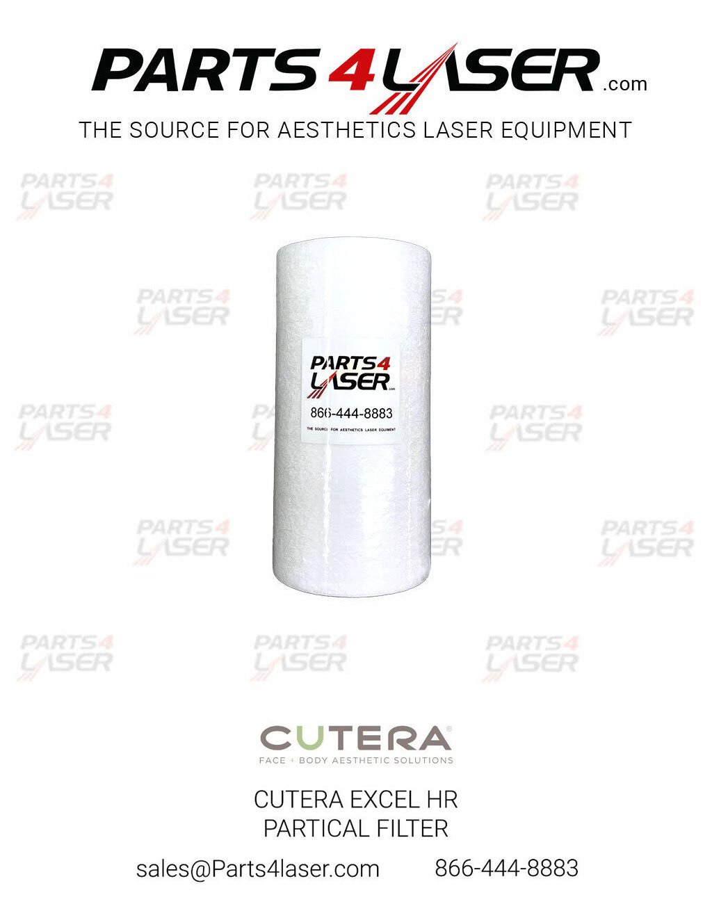 CUTERA EXCEL HR REPLACEABLE PARTICLE FILTER SUBMICRON FILTER , CUFI1607