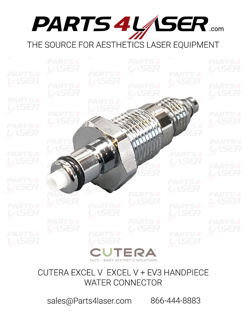 CUTERA EXCEL V EXCEL V + EV3 HANDPIECE WATER CONNECTOR CUCN3516, E79