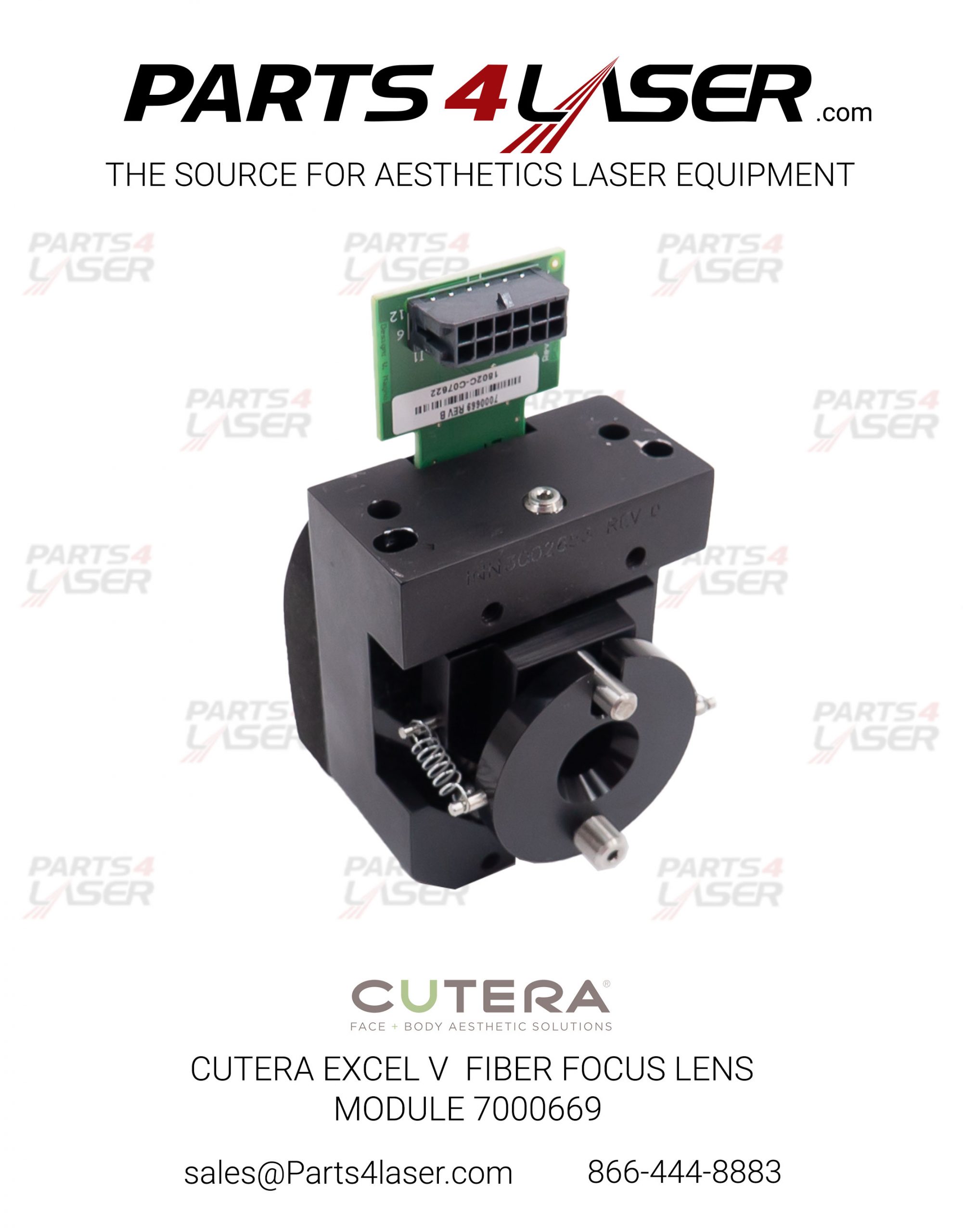 CUTERA EXCEL V FIBER FOCUS LENS MODULE 7000669 , CUOP2855