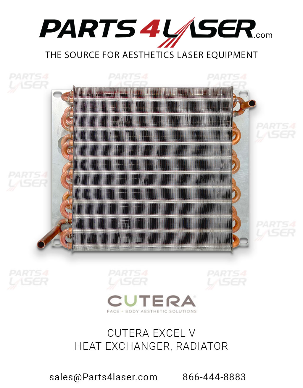 CUTERA EXCEL V HEAT EXCHANGER, RADIATOR CUCN2657