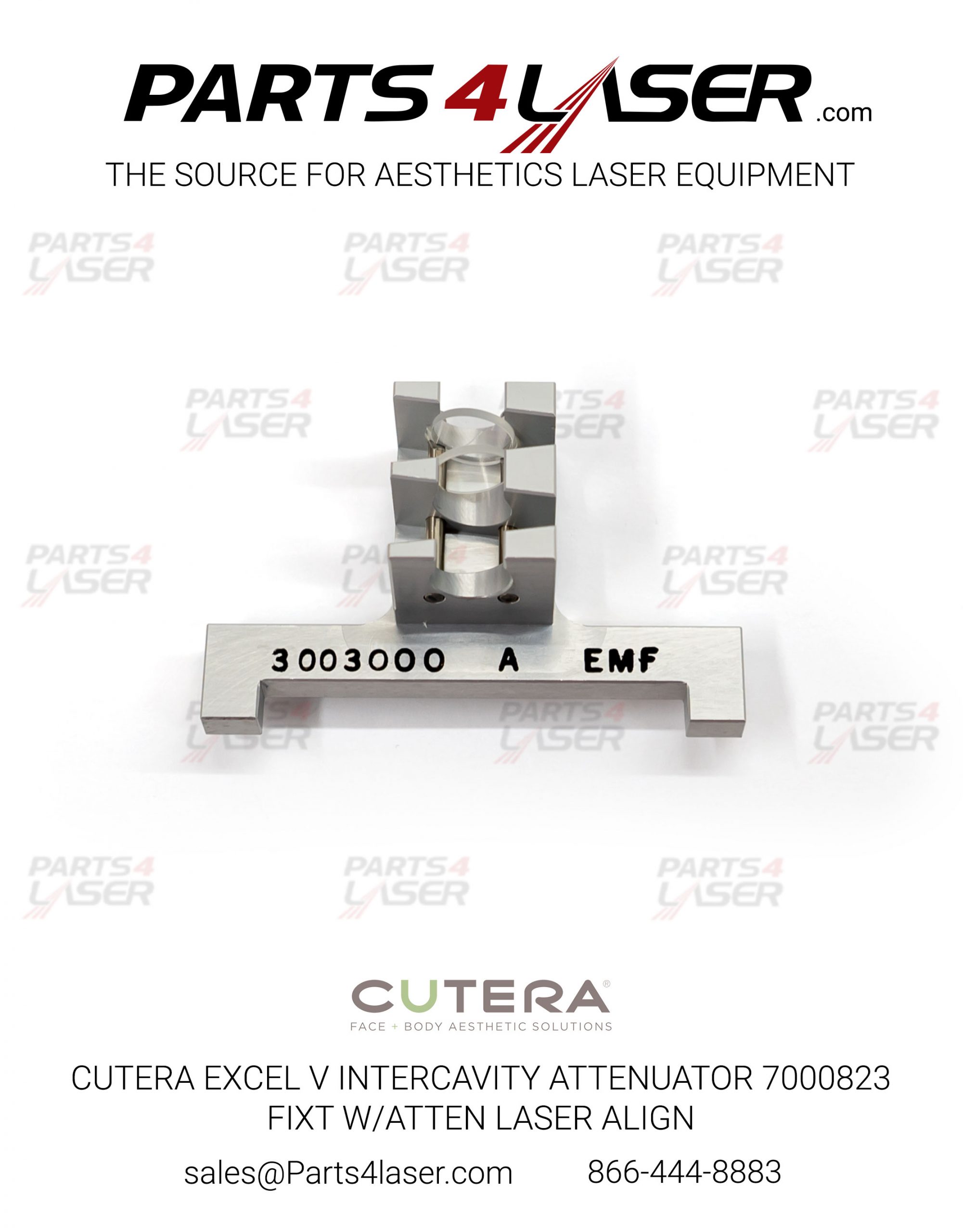 CUTERA EXCEL V INTERCAVITY ATTENUATOR 7000823 FIXT W/ATTEN LASER ALIGN