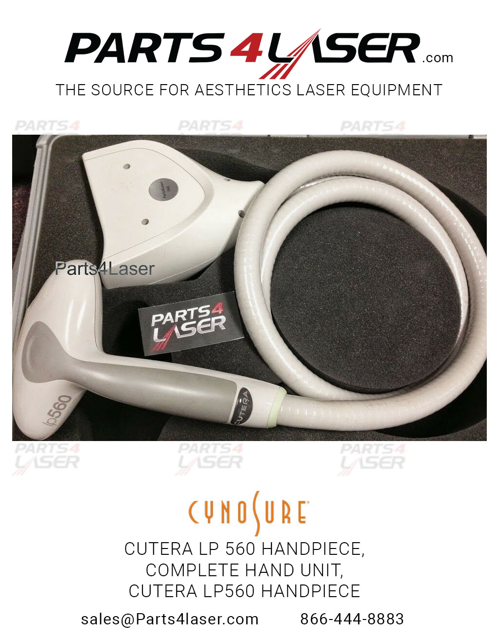 CUTERA LP 560 HANDPIECE, COMPLETE HAND UNIT , CUTERA LP560 HANDPIECE