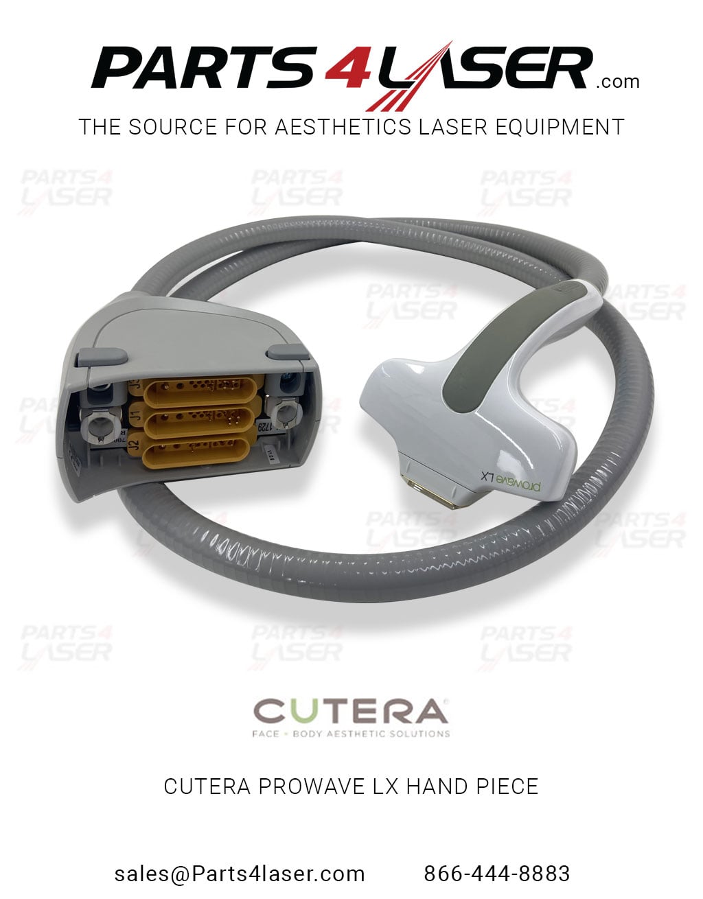 CUTERA XEO PROWAVE LX HANDPIECE, COMPLETE HAND UNIT CUTERA PROWAVE HAND PIECE