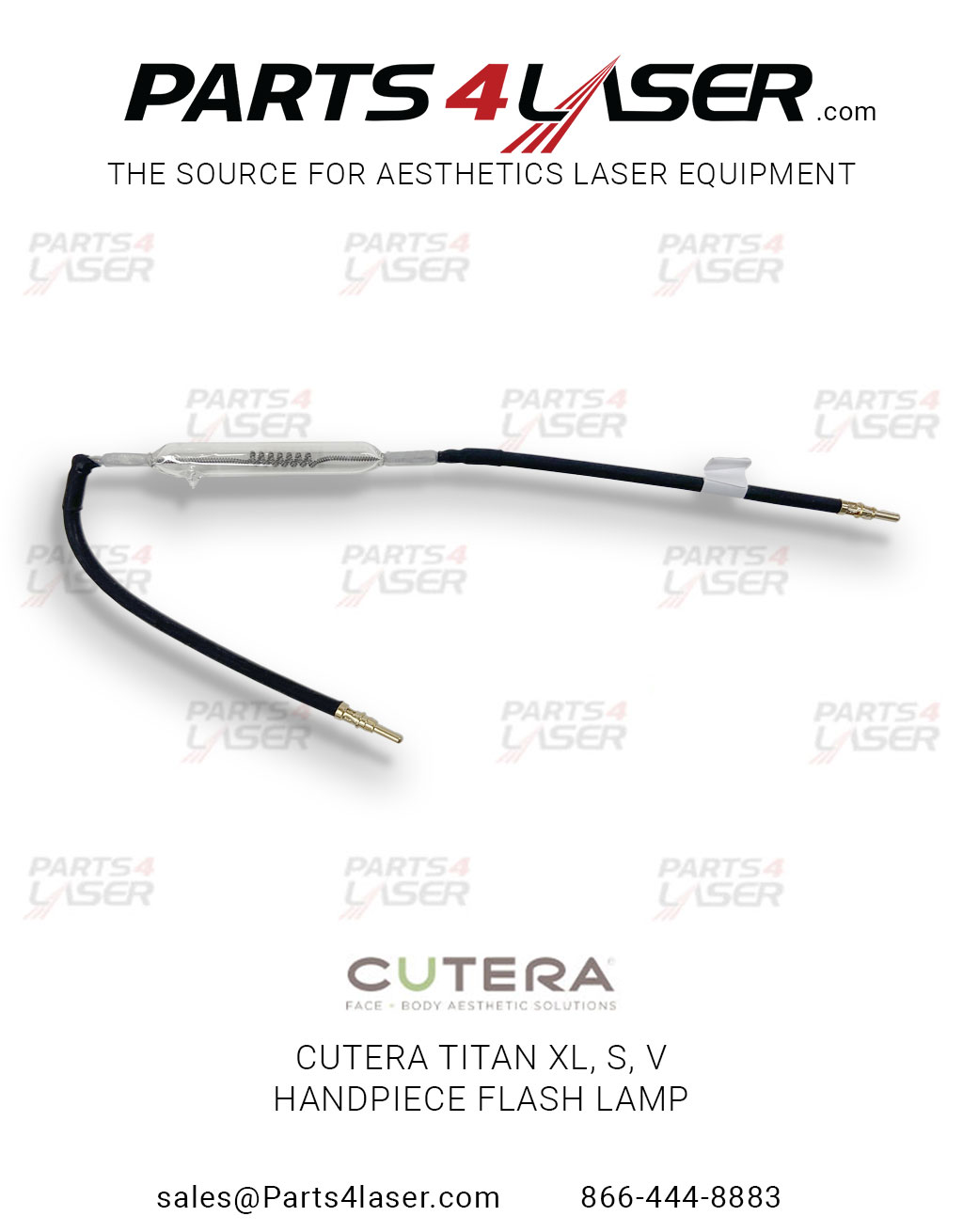 CUTERA TITAN XL, S , V HANDPIECE FLASH LAMP CUFL1603