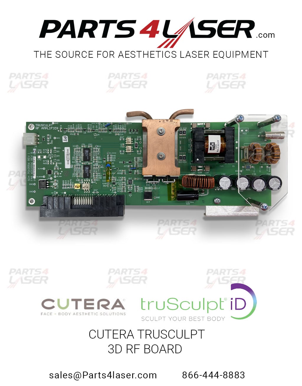 CUTERA TRUSCULP 3D RF BOARD 7002056T 7010556 CURP2691 F31