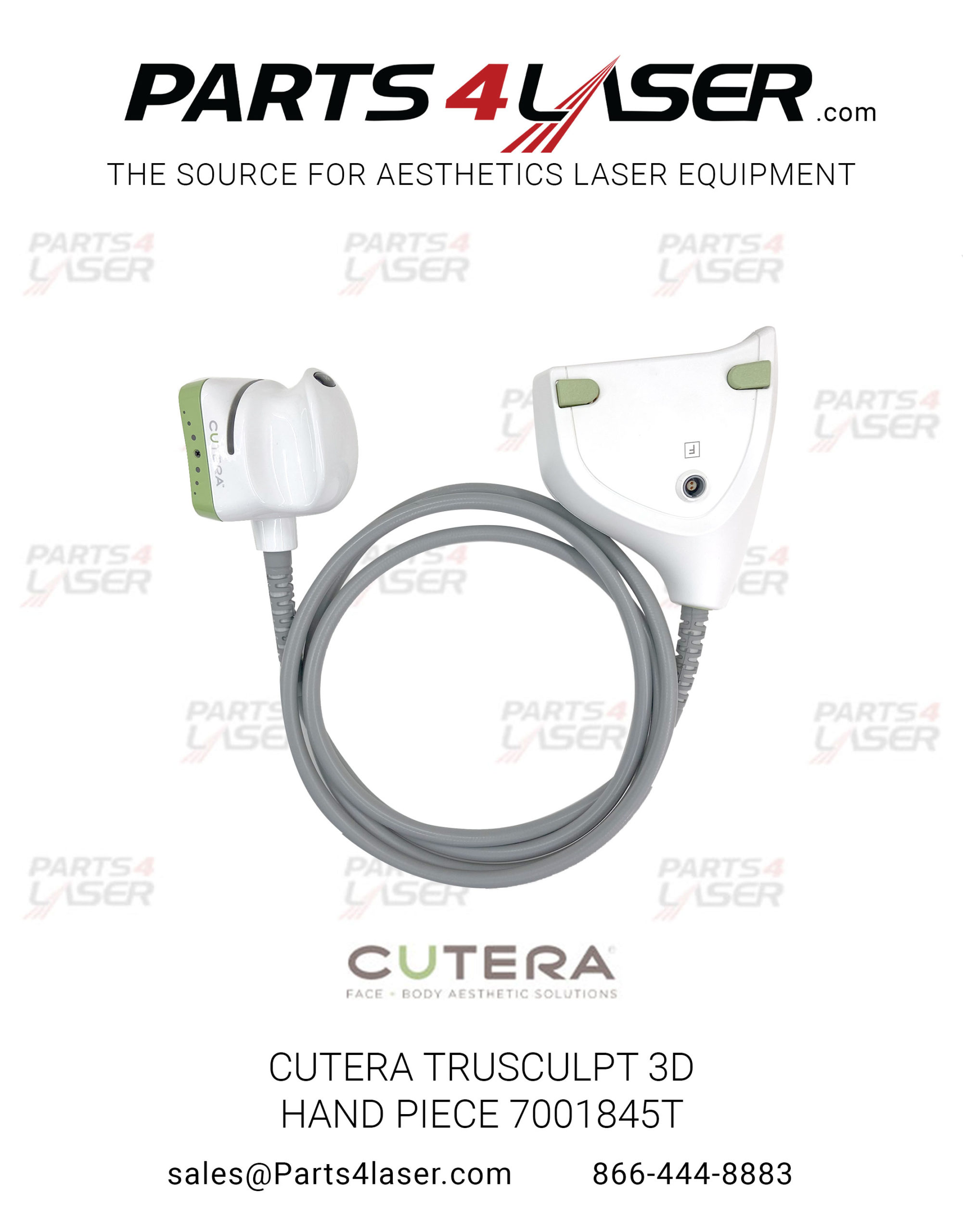 CUTERA TRUSCULPT 3D HAND PIECE 7001845T, RECHARGE PULSES TO YOUR HAND PIECE, REPAIR YOUR HAND PIECE