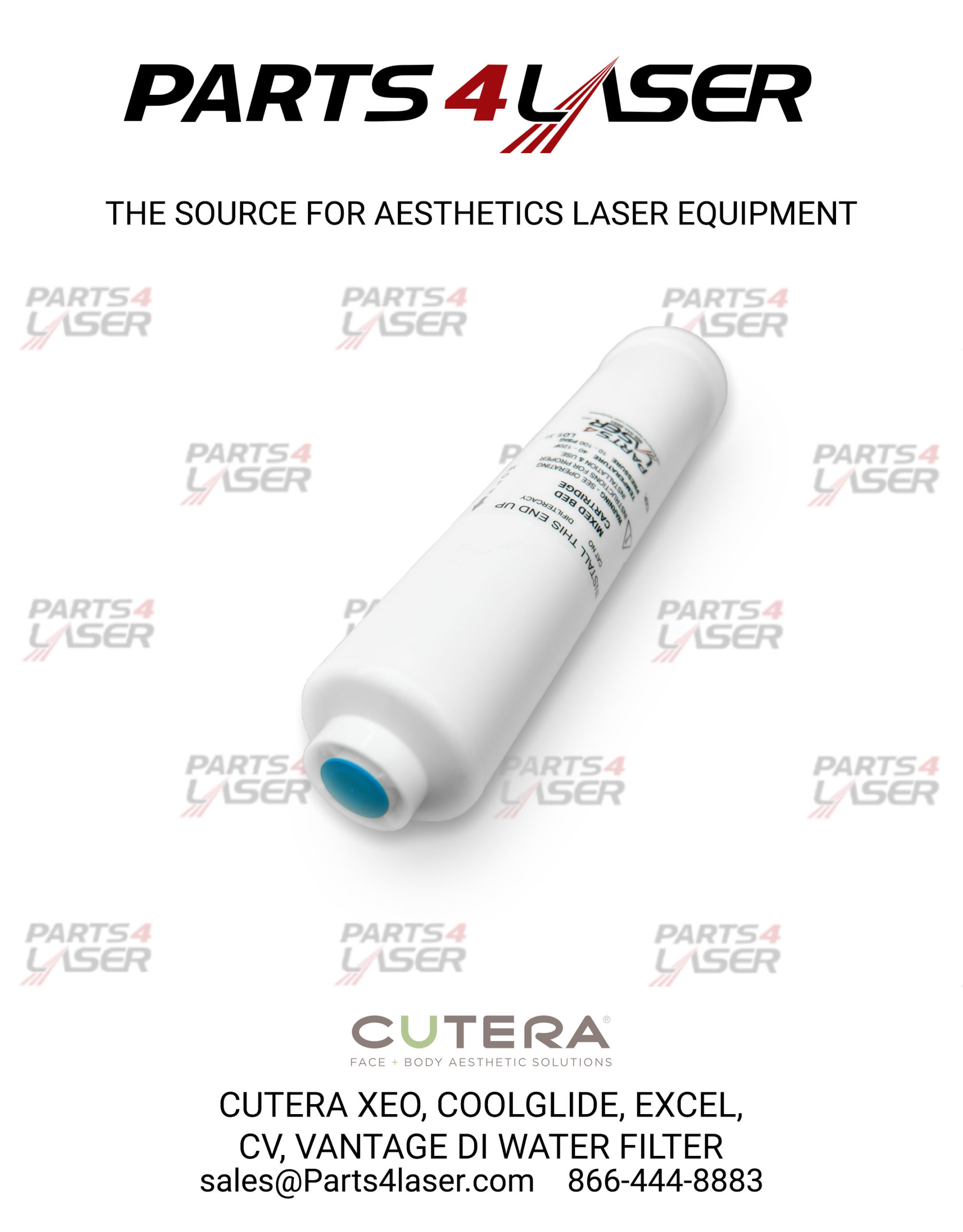 CUTERA XEO, COOLGLIDE, ENLIGHTEN DI WATER FILTER 102-7000229 CUFI1606 B30