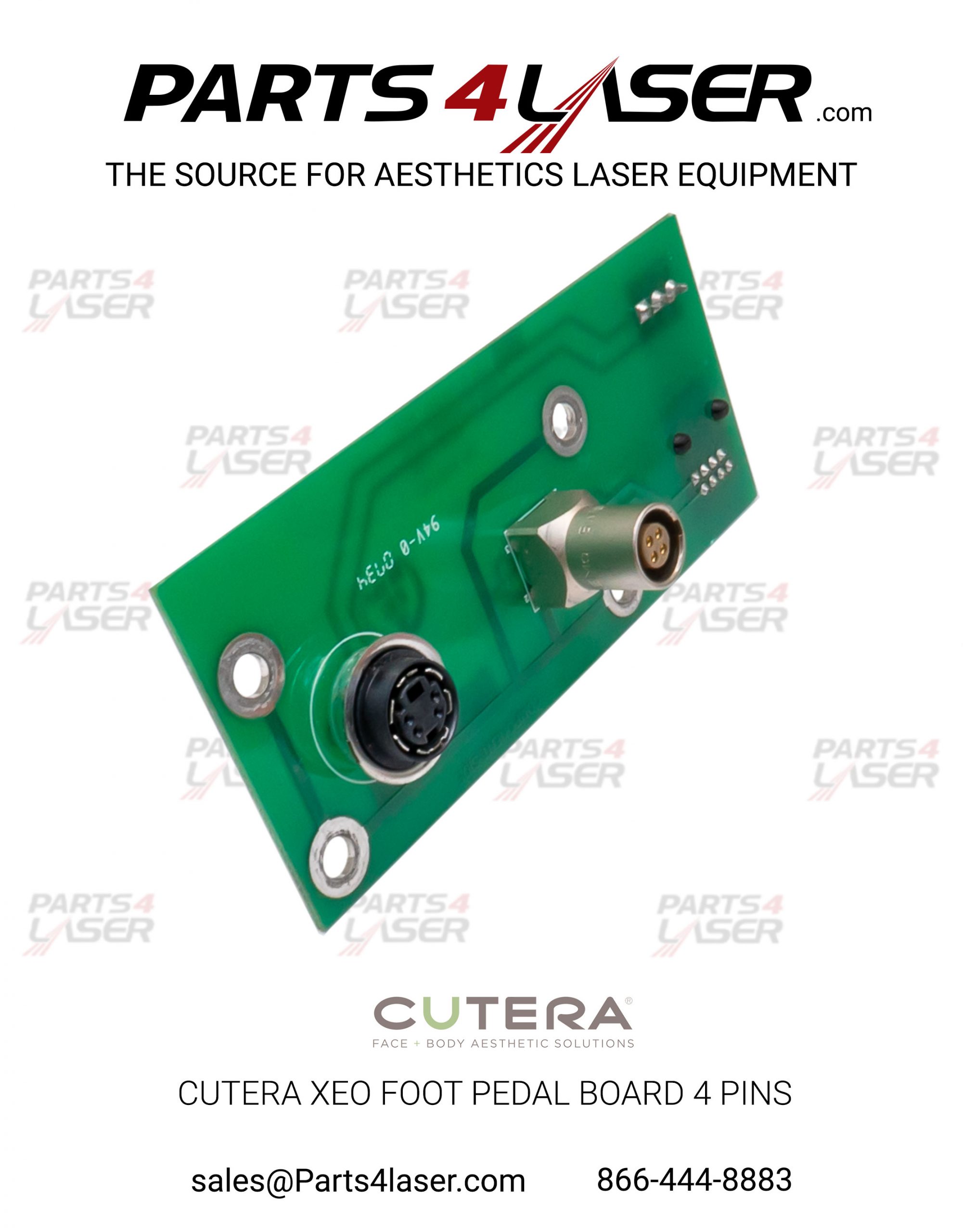 CUTERA XEO, COOLGLIDE FOOT PEDAL BOARD 4 PINS ,CUPC1525
