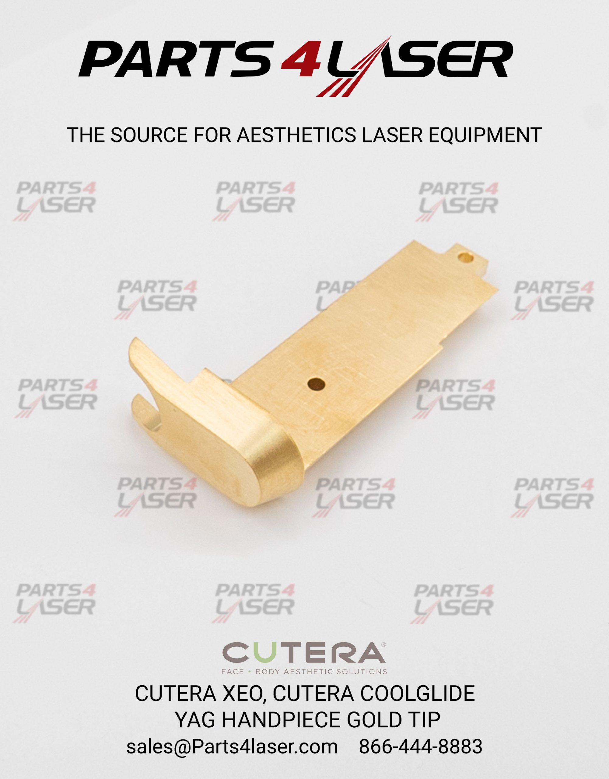 CUTERA XEO,CUTERA COOLGLIDE YAG HANDPIECE GOLD TIP LARGE CUCN1628