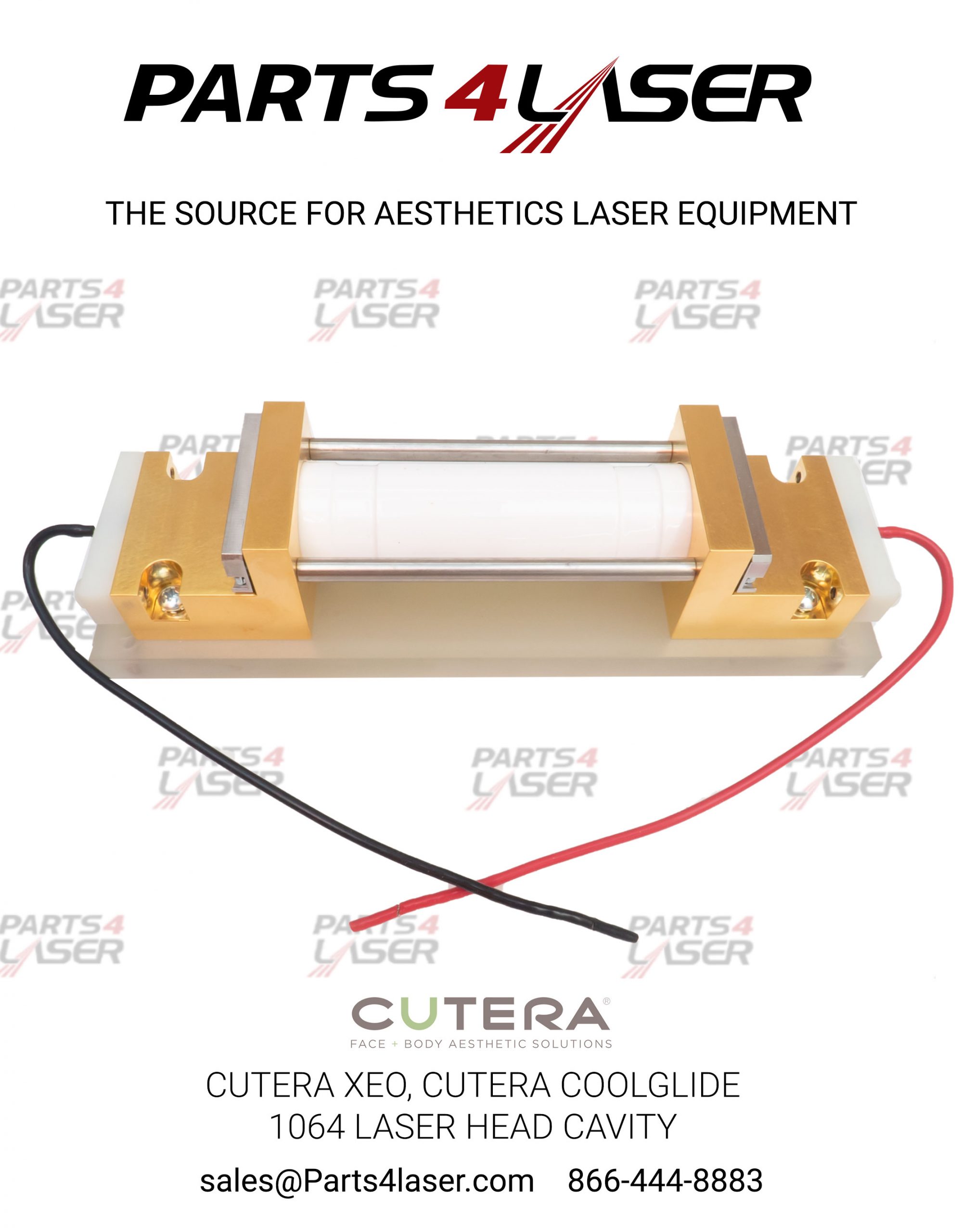 CUTERA XEO YAG LASER HEAD CAVITY, WITH LAMP, ROD IS NOT INCLUDED, CULH1634
