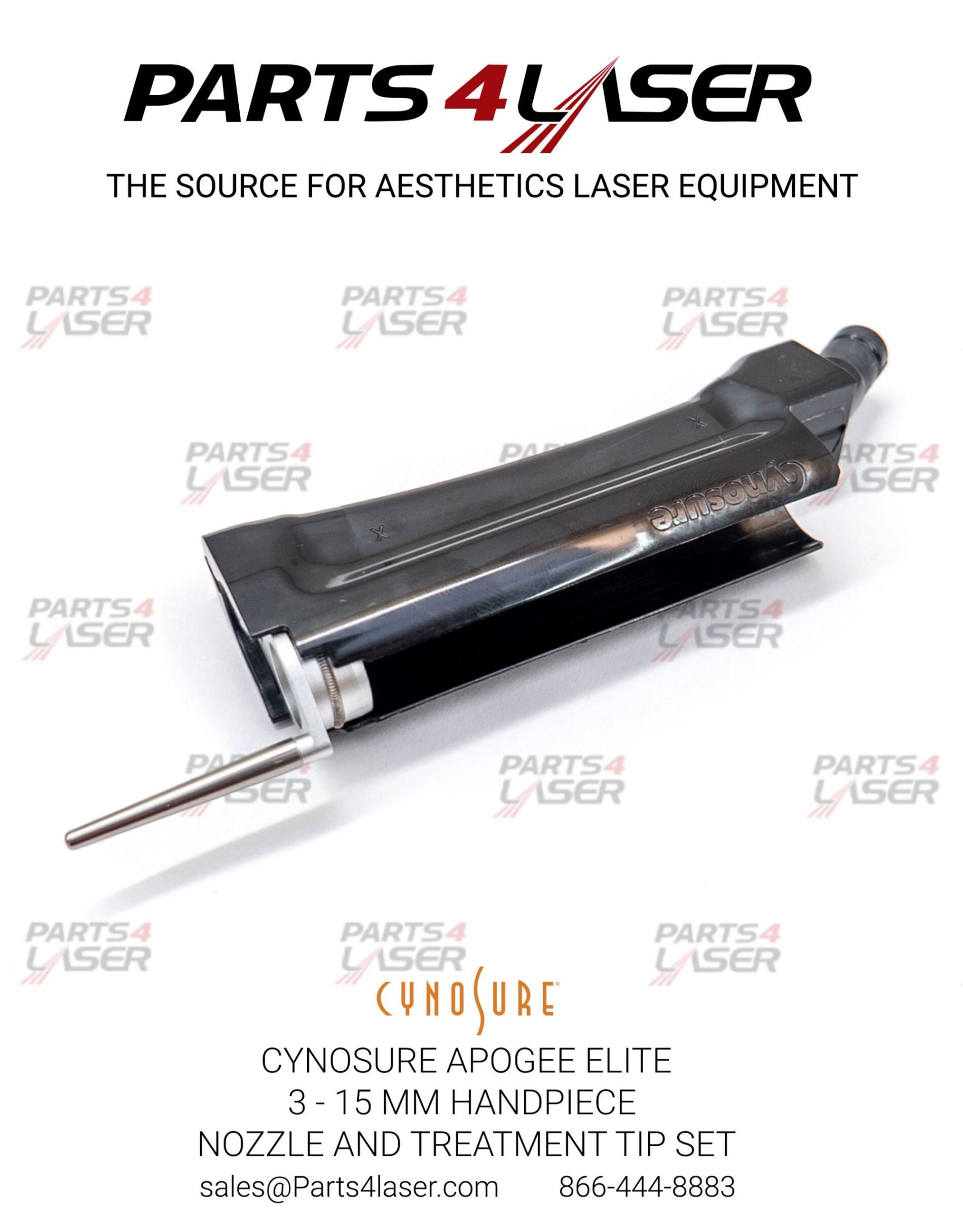 CYNOSURE APOGEE ELITE NOZZLE & TREATMENT TIP SET, ZIMMER CRYO HANDPIECE 100-7009-085 , 100-7009-086 3-18MM ZiCN2310 - Image 2
