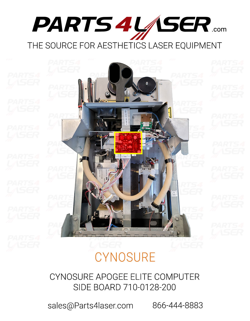 CYNOSURE APOGEE ELITE COMPUTER SIDE BOARD 710-0128-200 710-0128-300 CYPC3061 - Image 3
