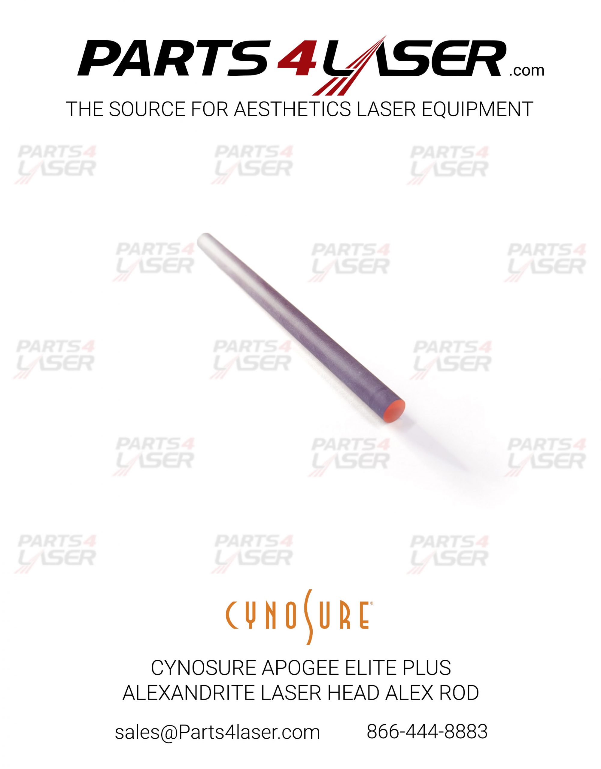 CYNOSURE APOGEE ELITE PLUS ALEXANDRITE LASER HEAD ROD ALEX ROD ELITE+ CYRD1875