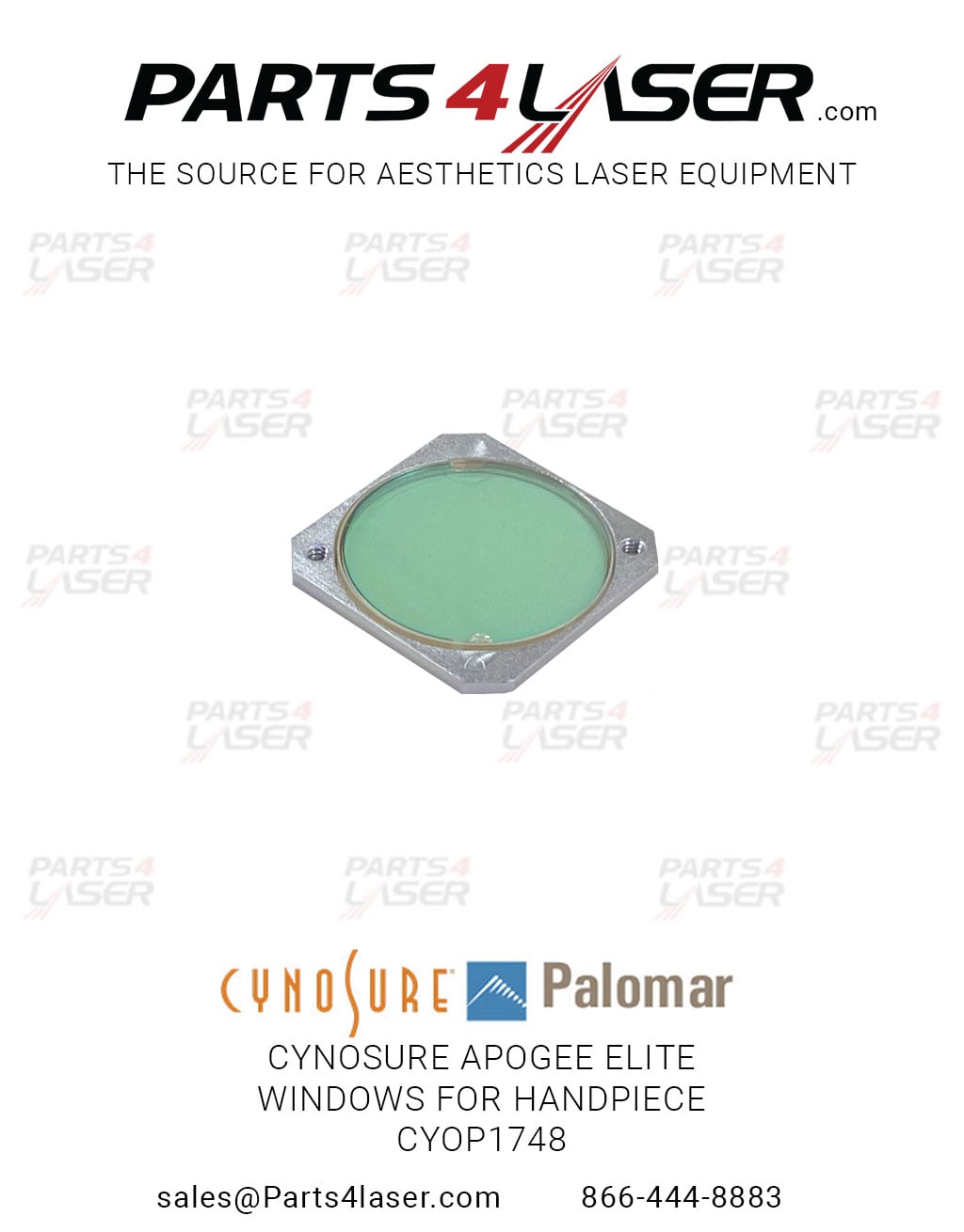 CYNOSURE APOGEE ELITE WINDOWS FOR HANDPIECE CYOP1748, C34 - Image 2