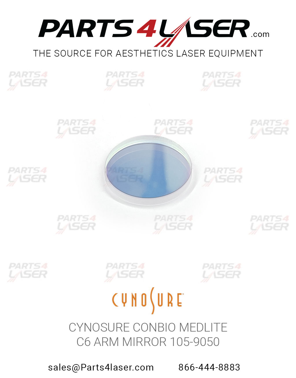 CYNOSURE CONBIO MEDLITE C6 ,C3 ARM MIRROR 105-9050 CYOP1772 B57