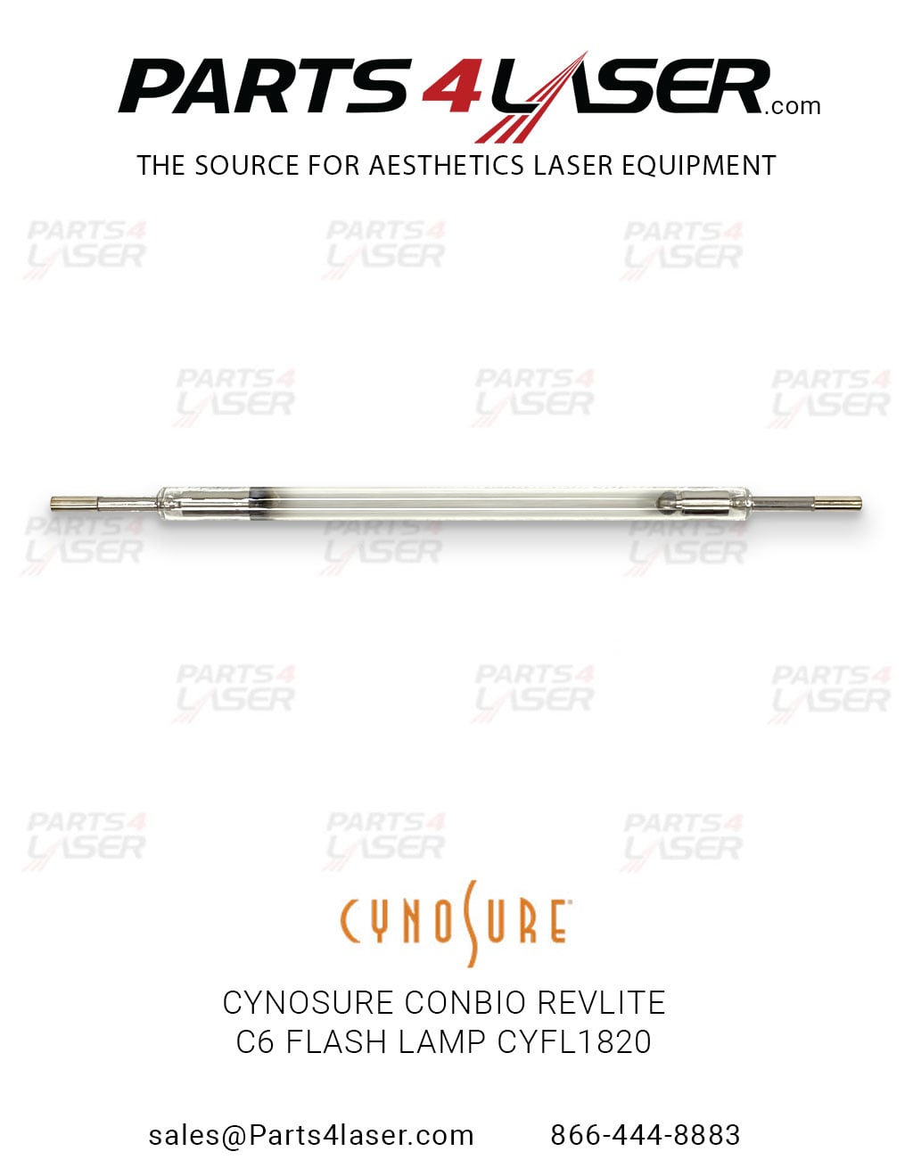 CYNOSURE CONBIO REVLITE C6 FLASH LAMP 203-0032 CYFL1820