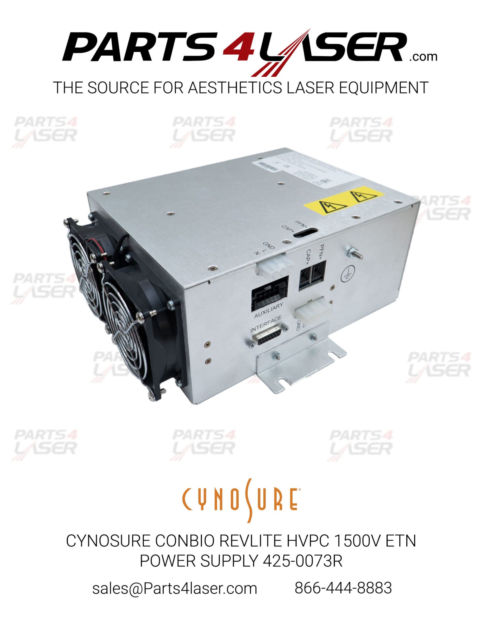 CYNOSURE CONBIO MEDLITE REVLITE HVPC 1500V ETN POWER SUPPLY 425-0073R ,CYPS2621 - Image 5