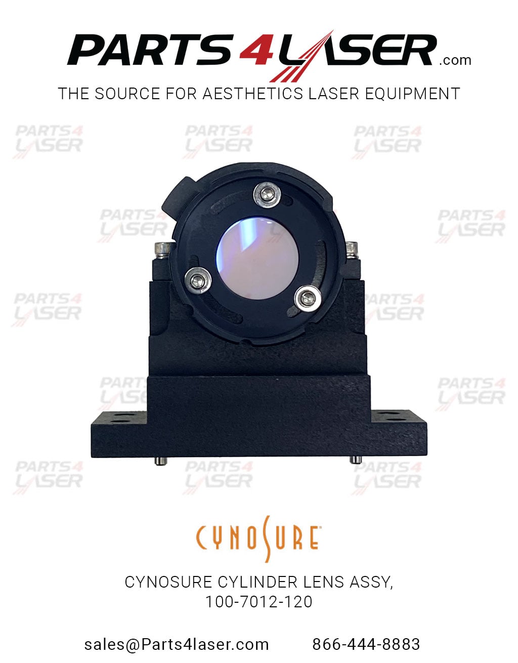 CYNOSURE PICOSURE CYLINDER LENS ASSY, 100-7012-120 , CYOP3078