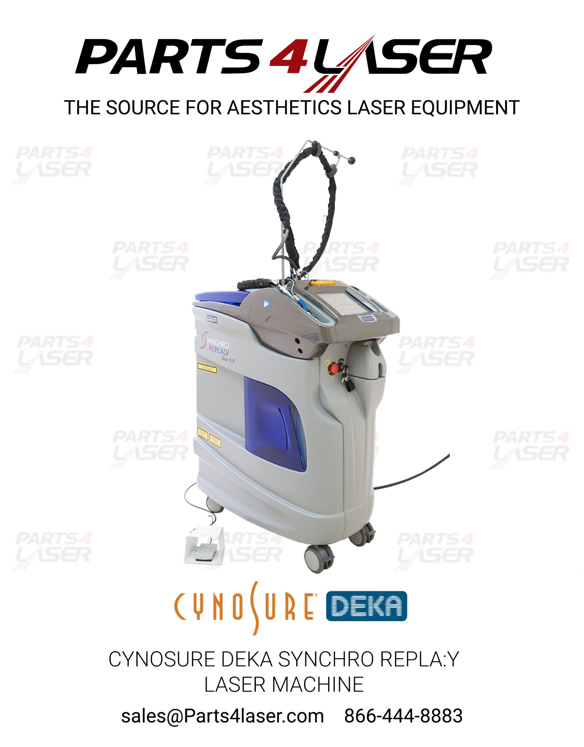 CYNOSURE DEKA SYNCHRO REPLA:Y LASER MACHINE - Image 3