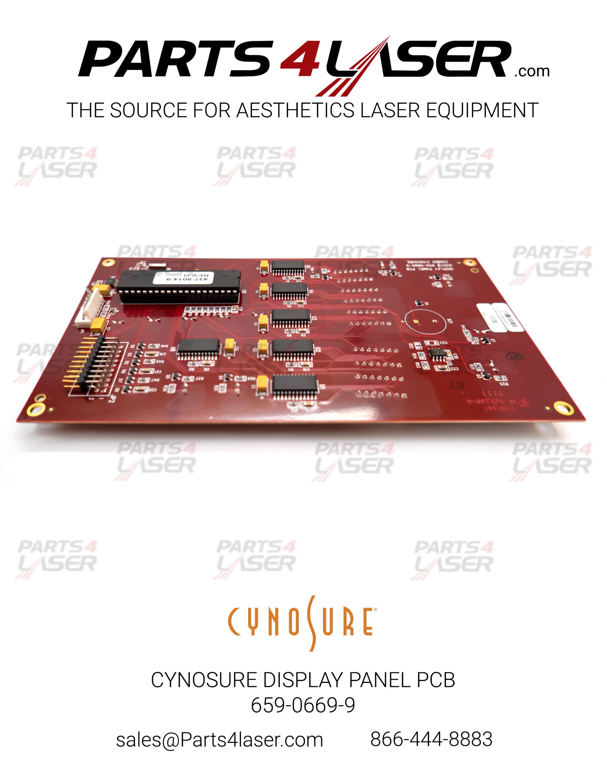 CYNOSURE MEDLITE REVLITE DISPLAY PANEL PCB 659-0669-9 - Image 4