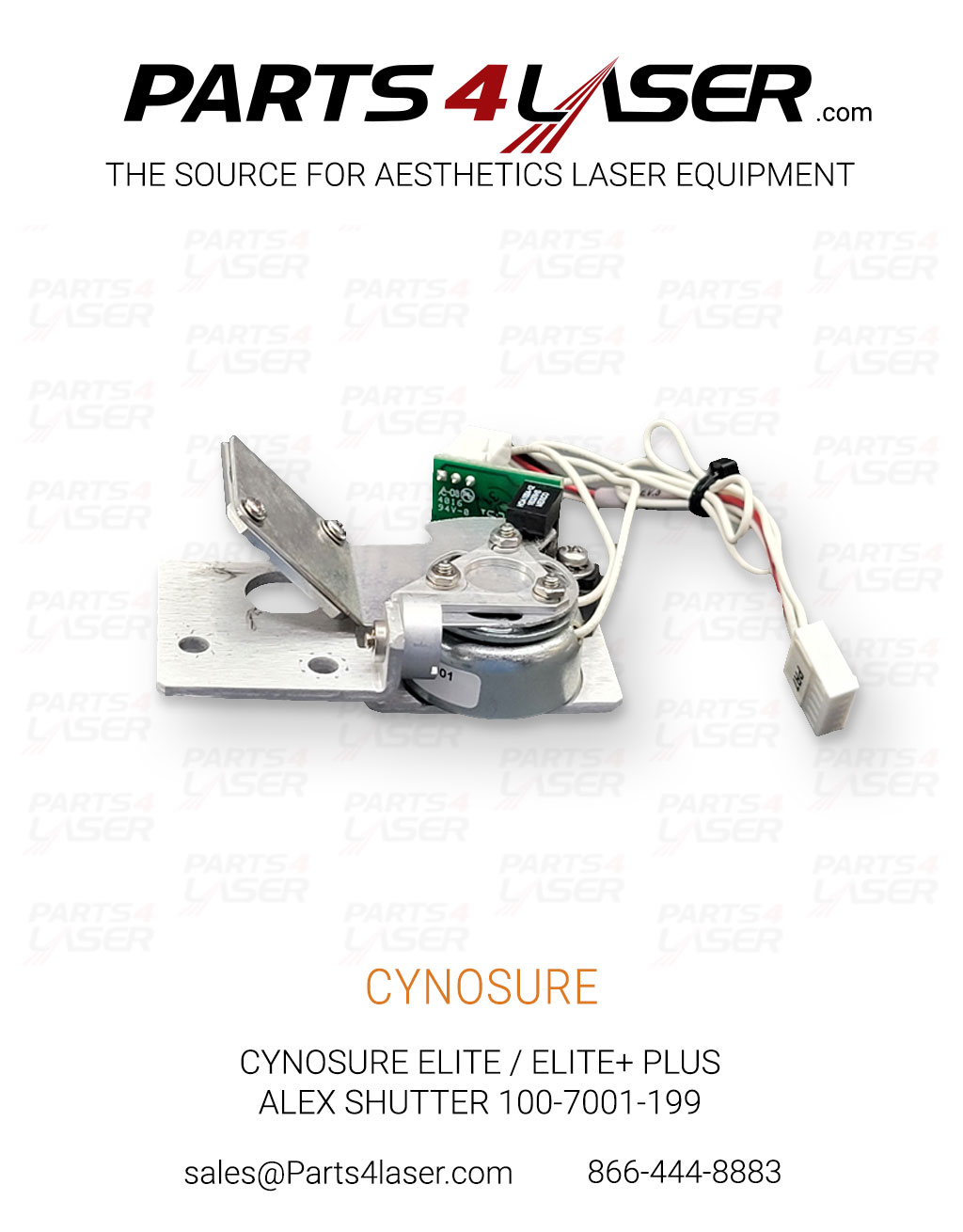 CYNOSURE ELITE / ELITE+ PLUS ALEX SHUTTER 100-7001-199 CYCN2625 D15