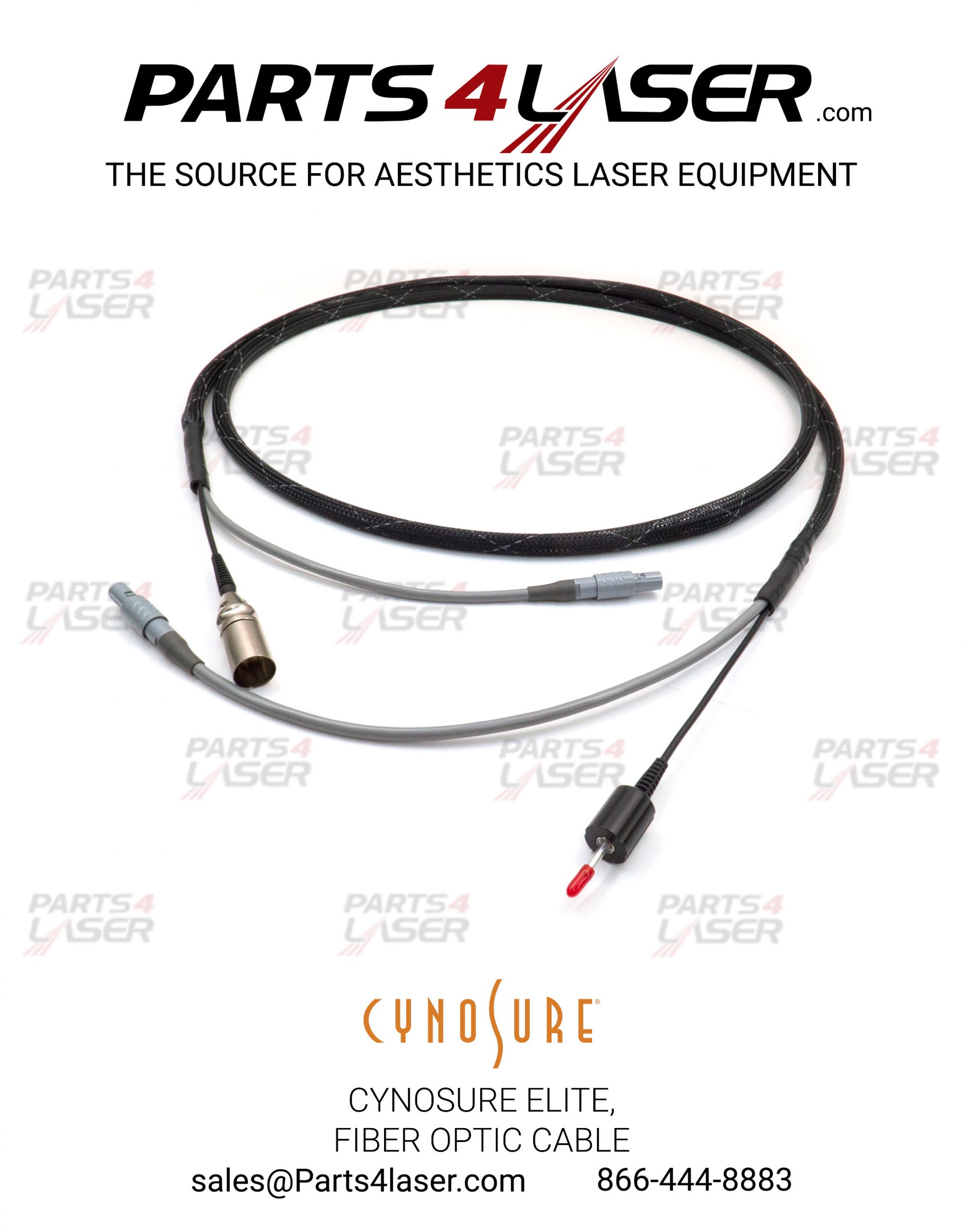 CYNOSURE APOGEE ELITE FIBER OPTIC CABLE AND COMMUNICATION CABLE COMPLETE 100-1406-000 CYFC1828