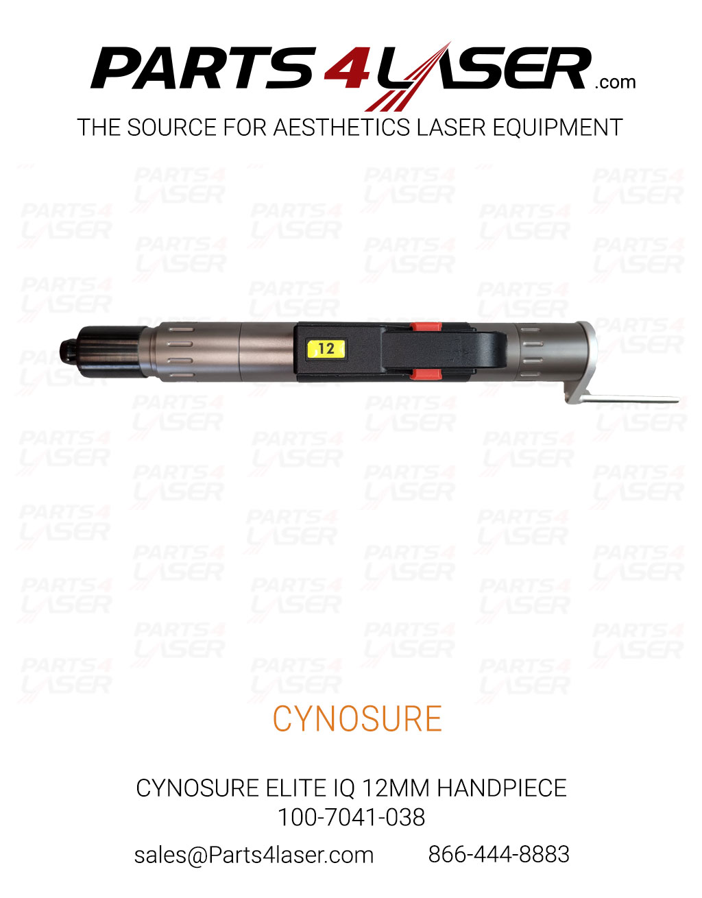 CYNOSURE ELITE IQ 12MM HANDPIECE 100-7041-038 N851A1 CYHP3532