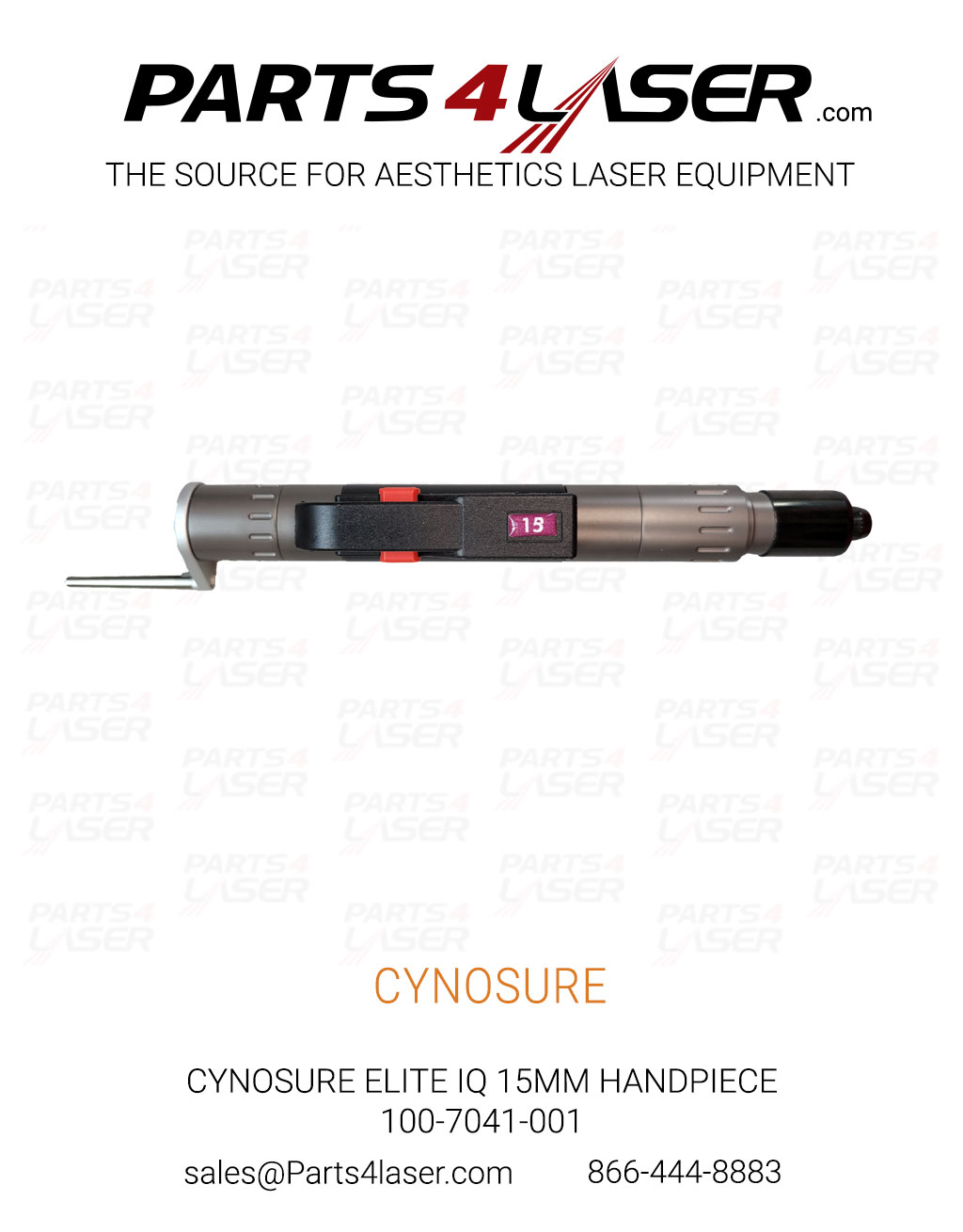 CYNOSURE ELITE IQ 15MM HANDPIECE 100-7041-001 N853A1 CYHP3533