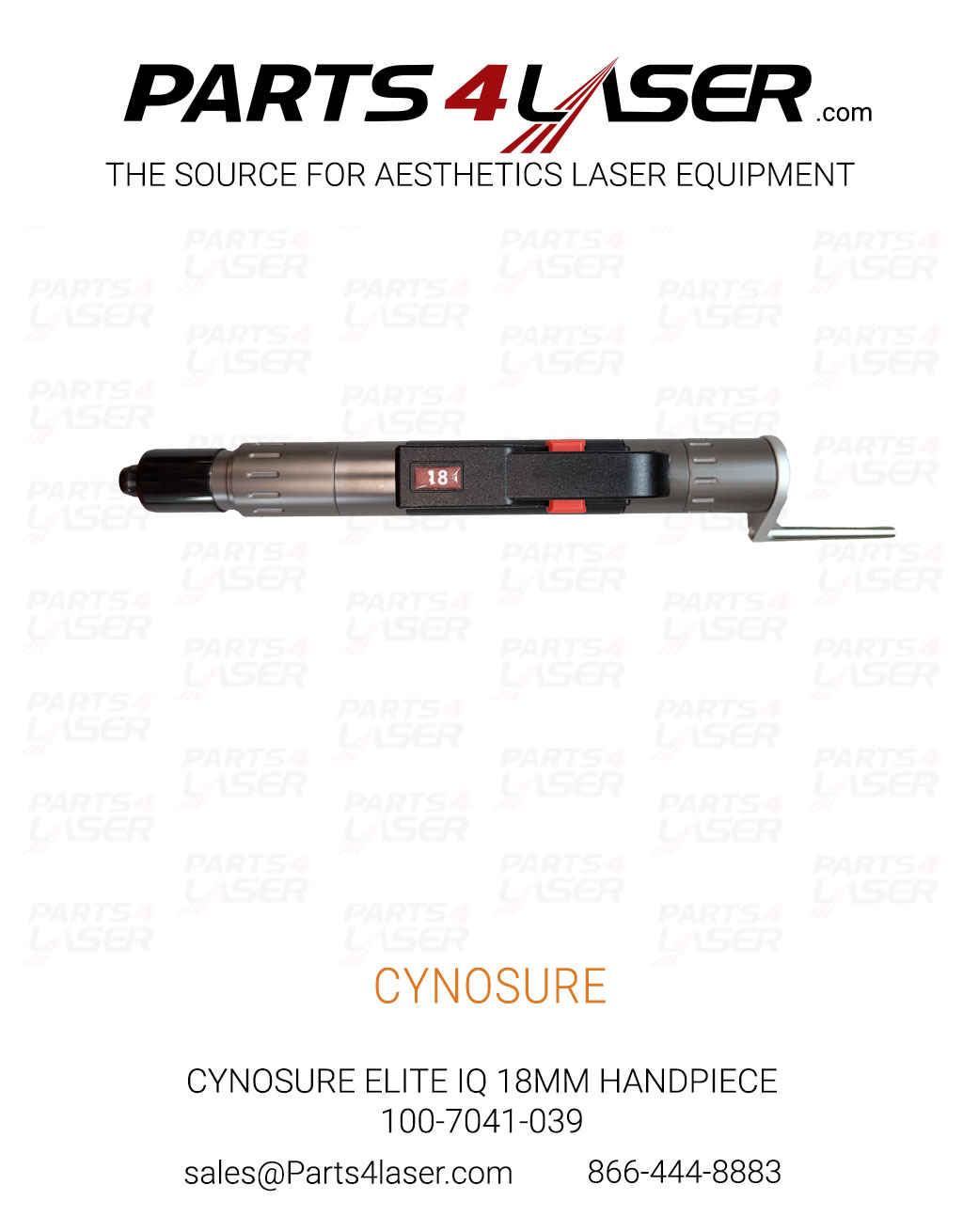 CYNOSURE ELITE IQ 18MM HANDPIECE 100-7041-039 N855A1 CYHP3534