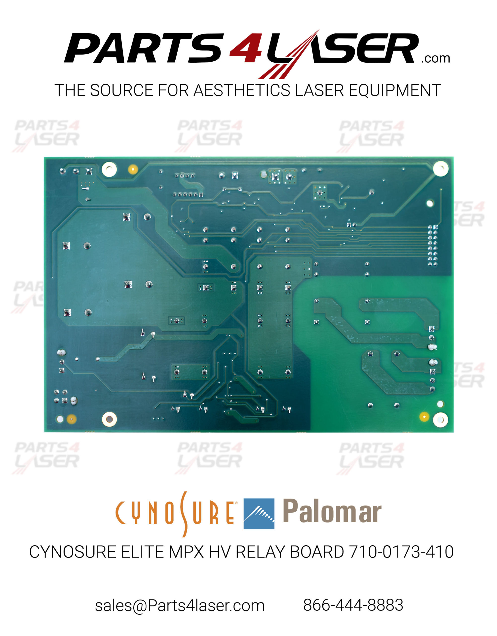 PALOMAR / CYNOSURE ELITE MPX HV RELAY BOARD 710-0173-410 - Image 2
