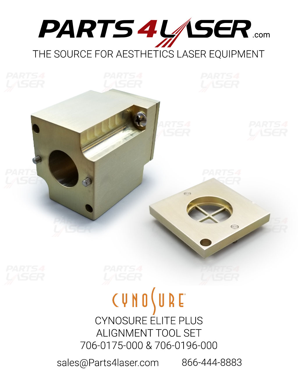 CYNOSURE ELITE + PLUS ALIGNMENT TOOLS SET 706-0175-000 & 706-0196-000 - Image 2